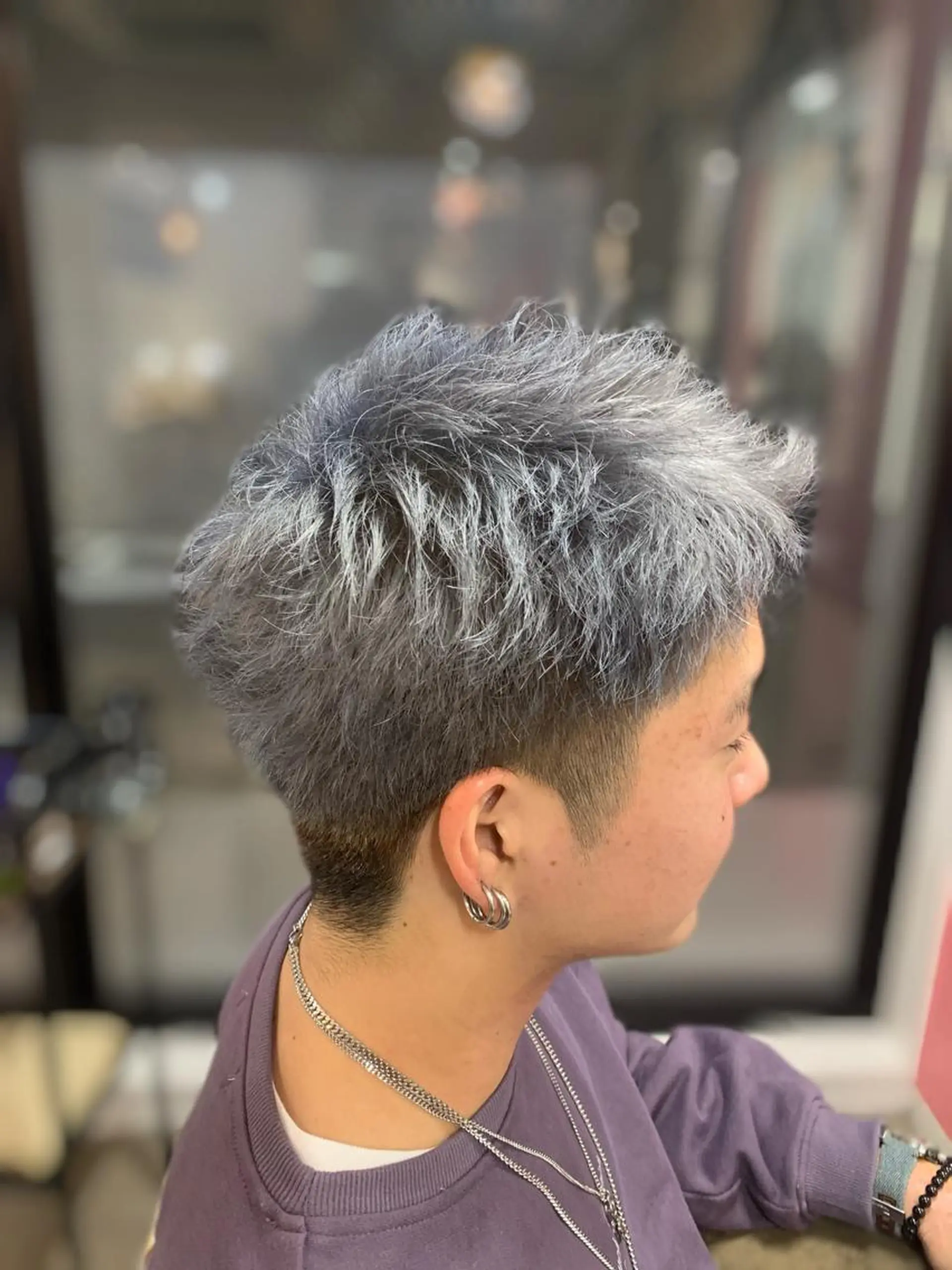 メンズ ヲタク美容師 店長　上原のヘアスタイル