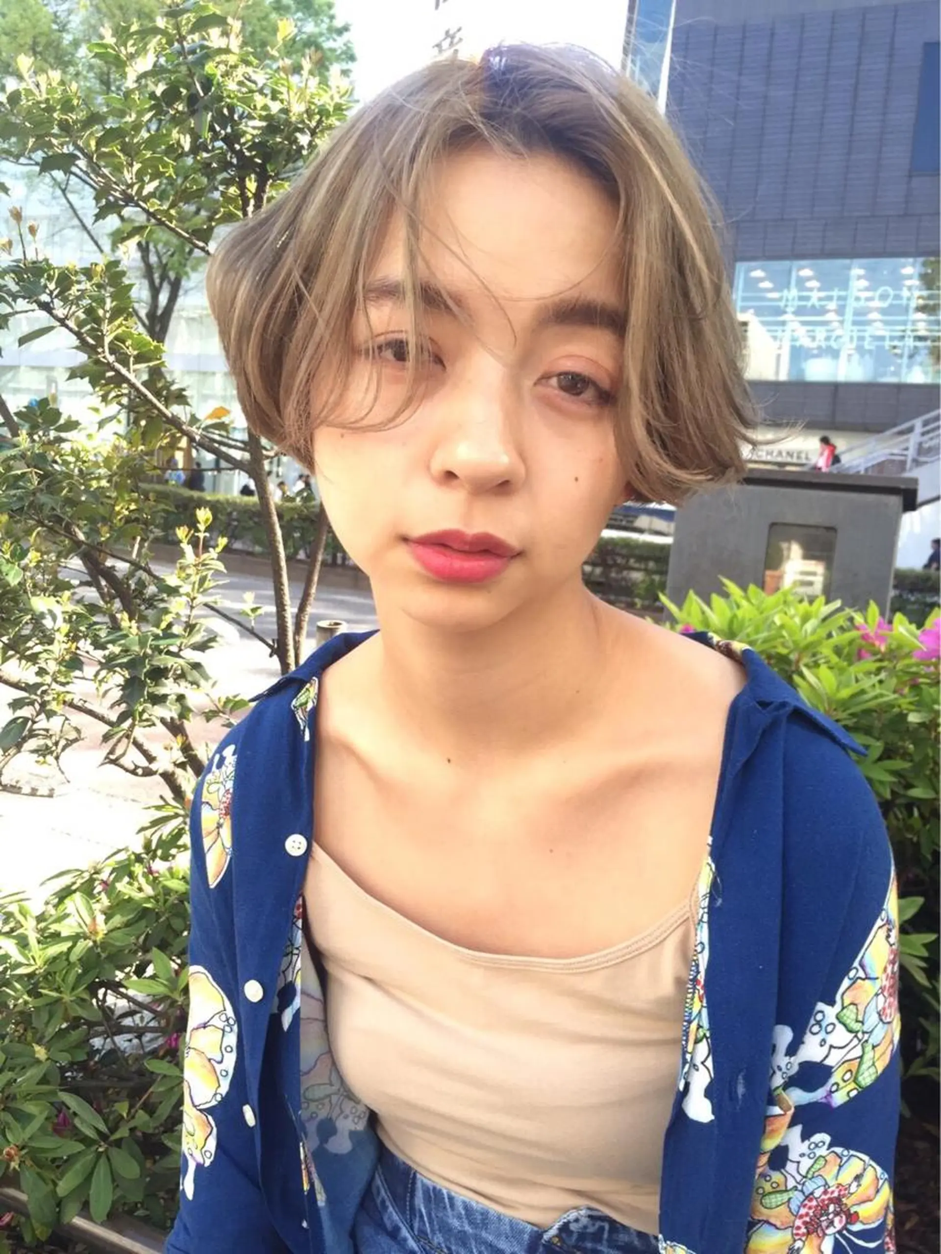 ショート カラー シンプル+αな デザインを 松崎陸のヘアスタイル