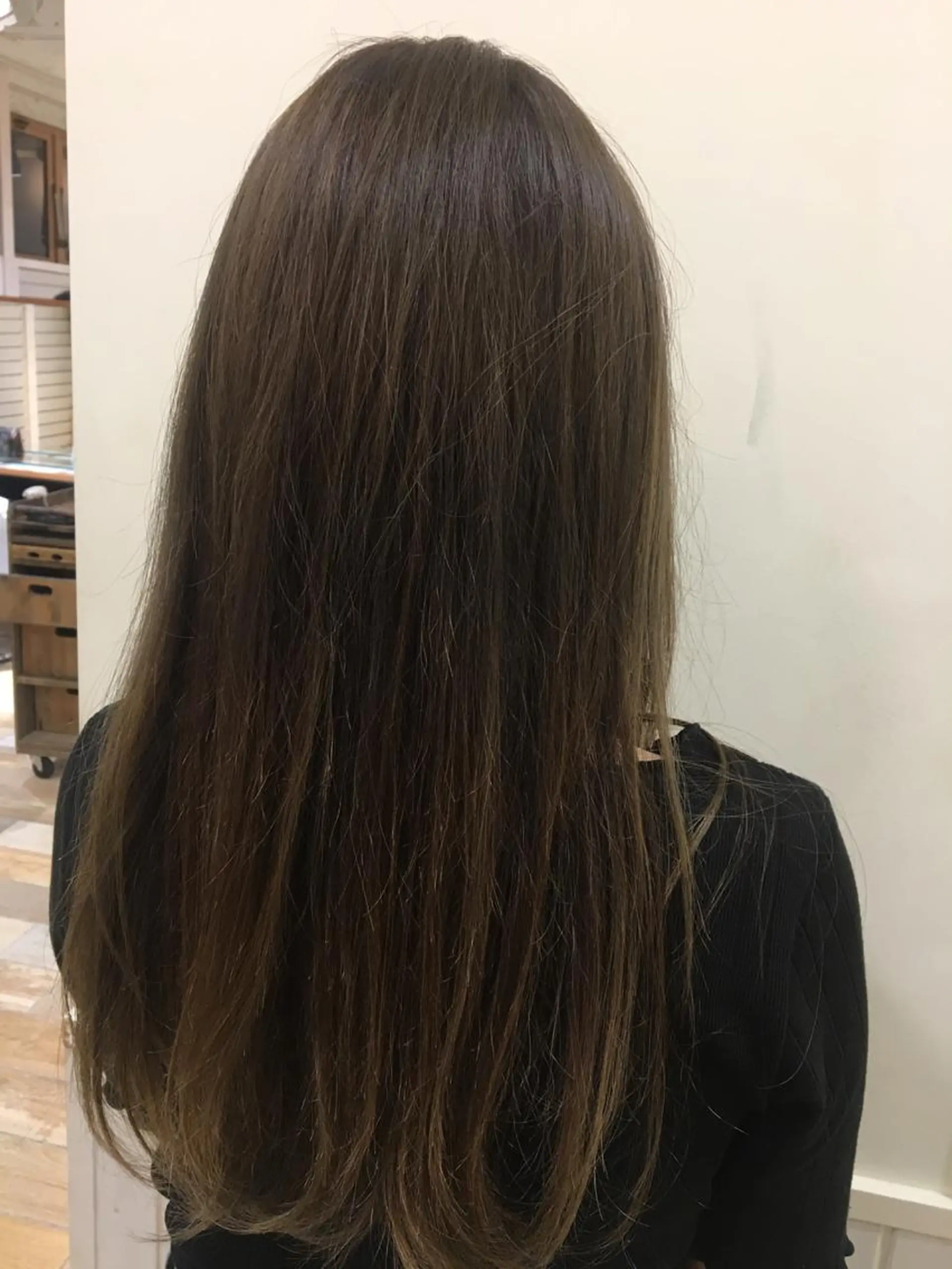 ロング カラー ボブ/美髪矯正 /佐藤　奈巳のヘアスタイル