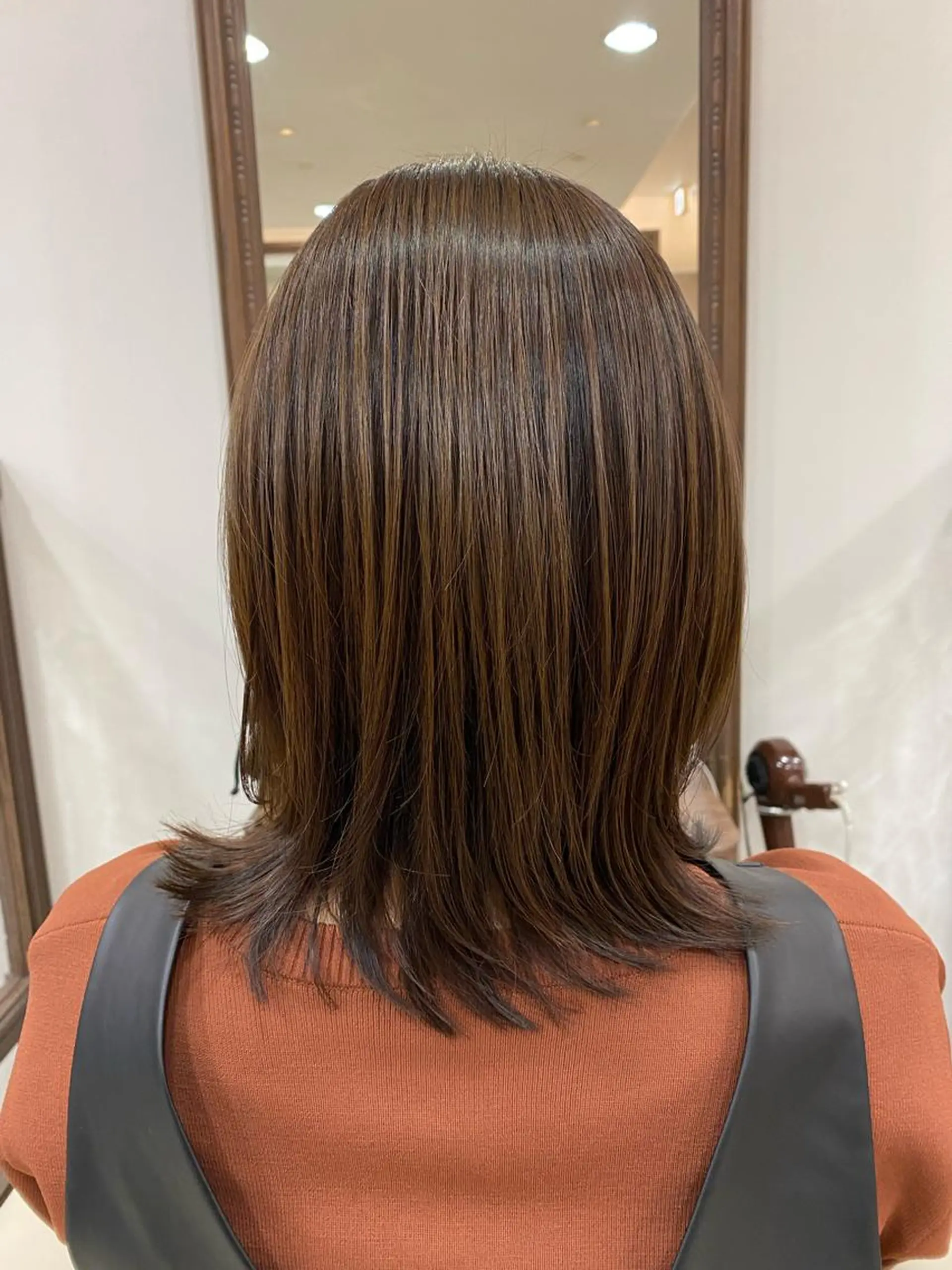 ミディアム カラー グレージュ ハイライトカラー ハイトーンカラー ハイトーングレージュ ハイライト 《大人気髪質改善》 プログレス国分寺店のヘアスタイル