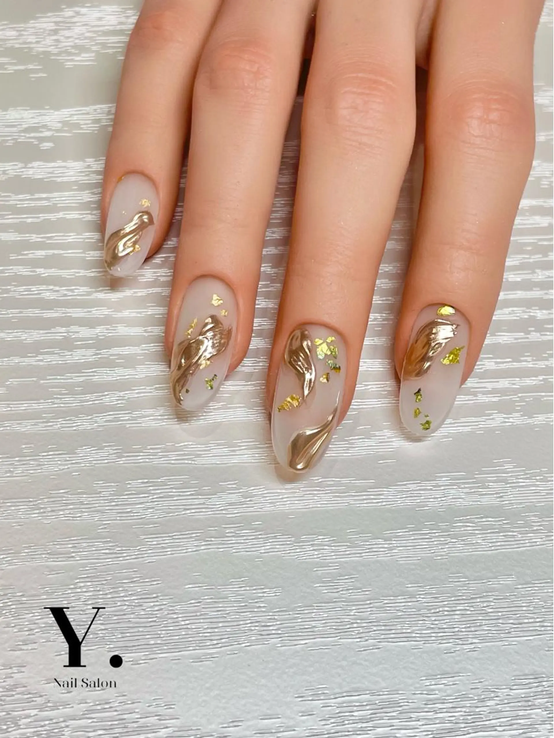 ネイル ニュアンスネイル Nail Salon Y.のネイルデザイン