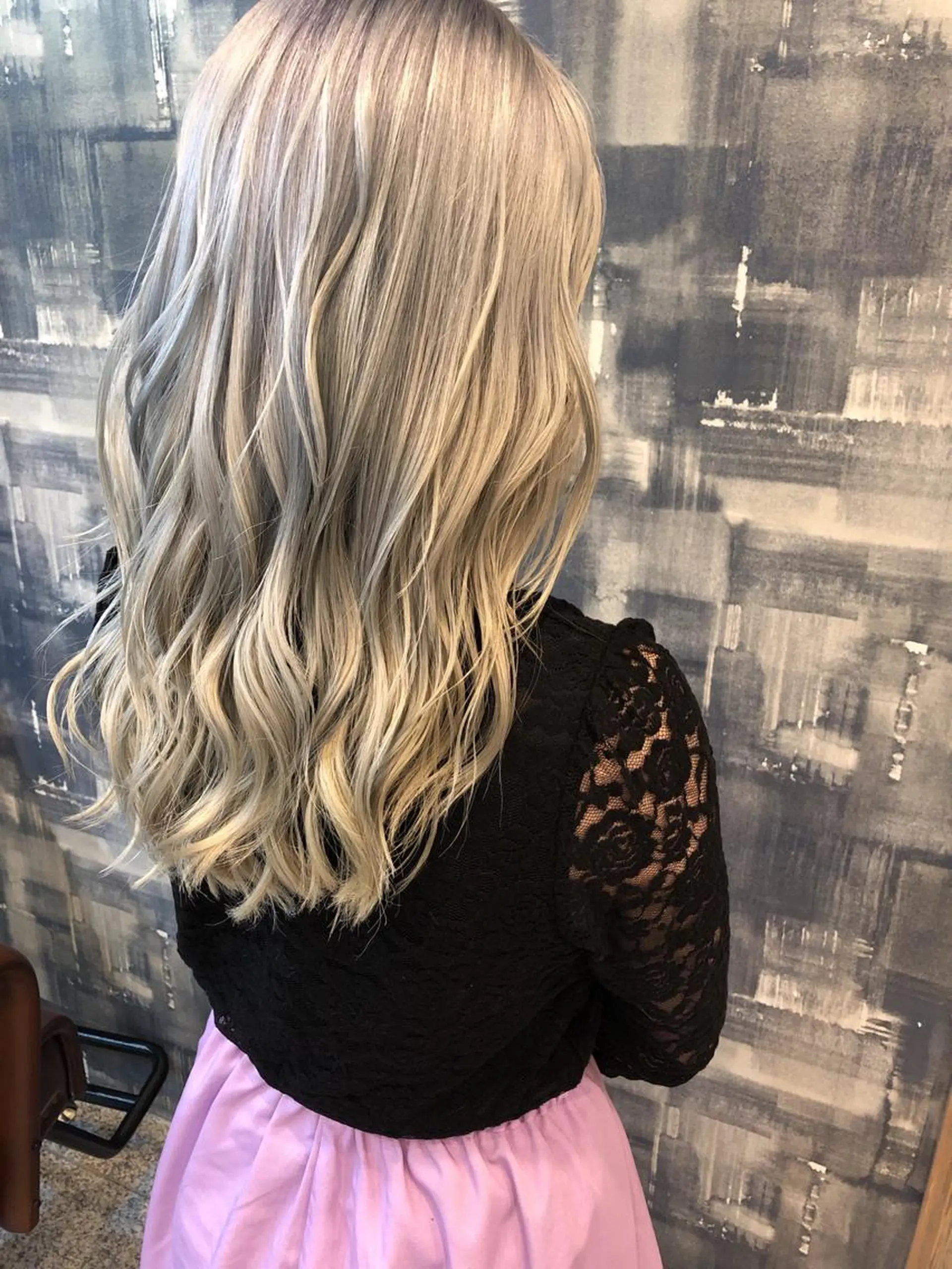 ロング カラー ブリーチ hair  design  ALBERO所属・日高 香織のヘアスタイル