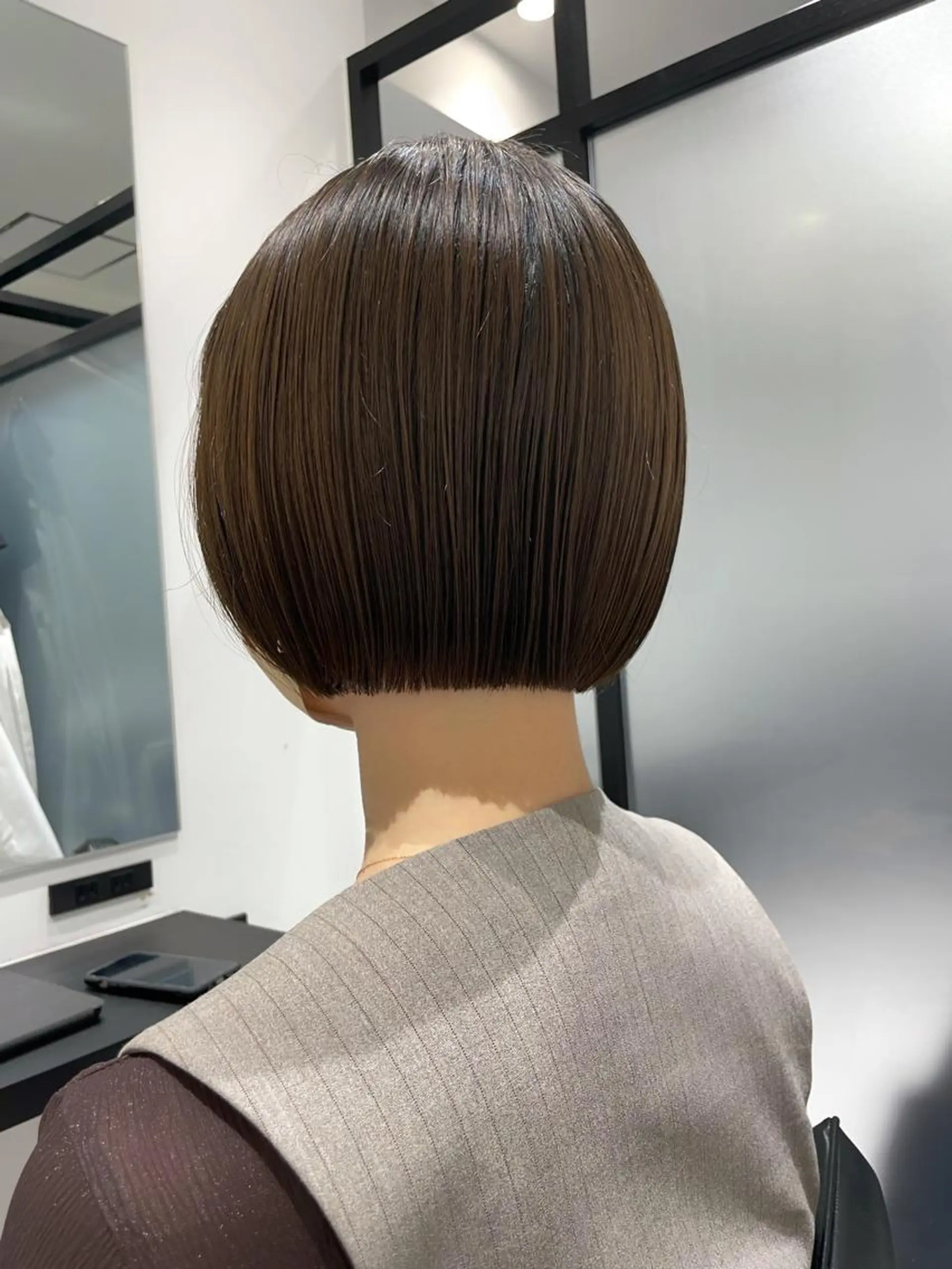 ショート ボブ カット トリートメント ヘアセット メンズ特化 パーマ/オザワのヘアスタイル