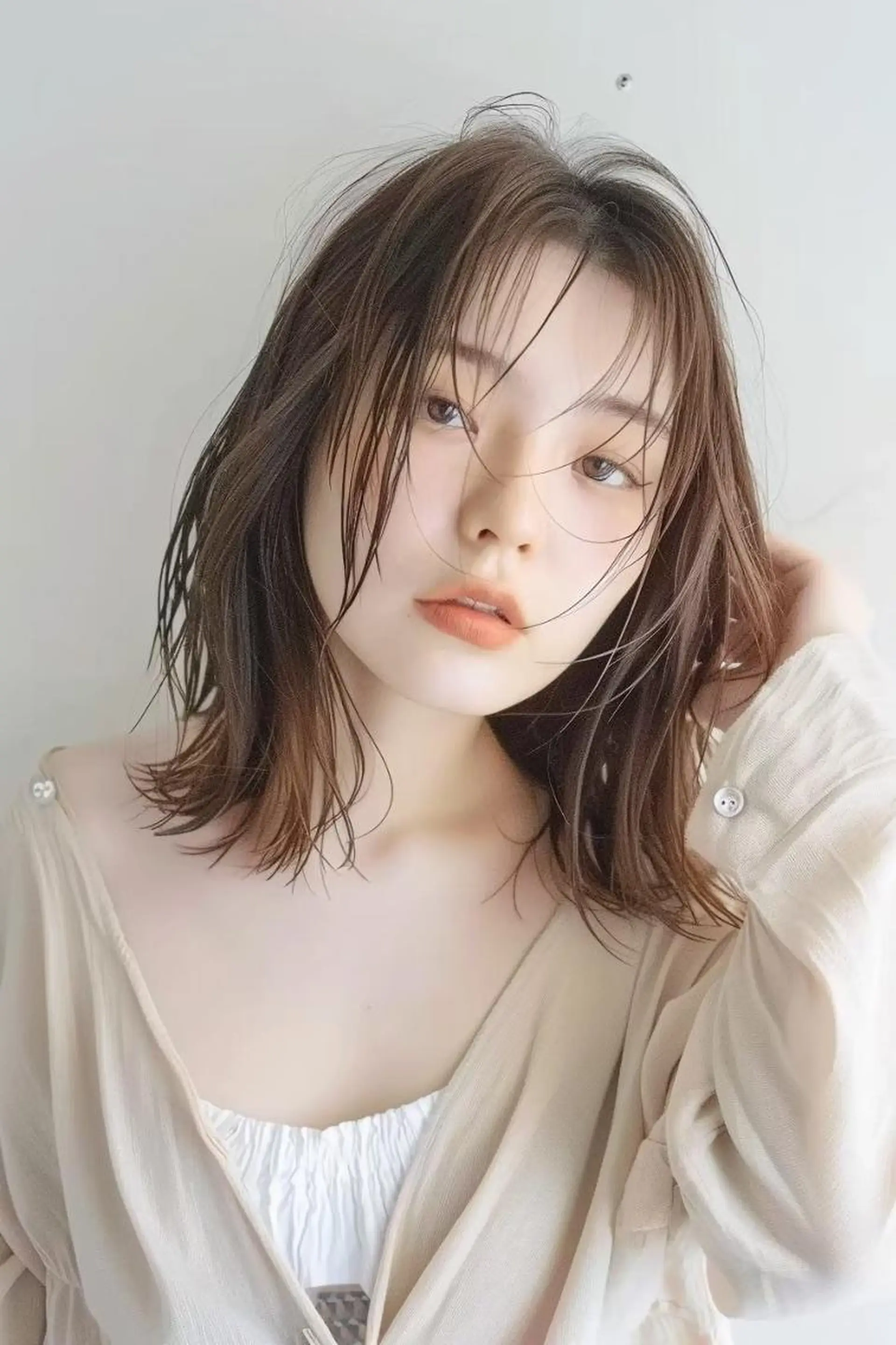 ミディアム パーマ カラー 🌜 Lulu 🌛 公式/大通のヘアスタイル