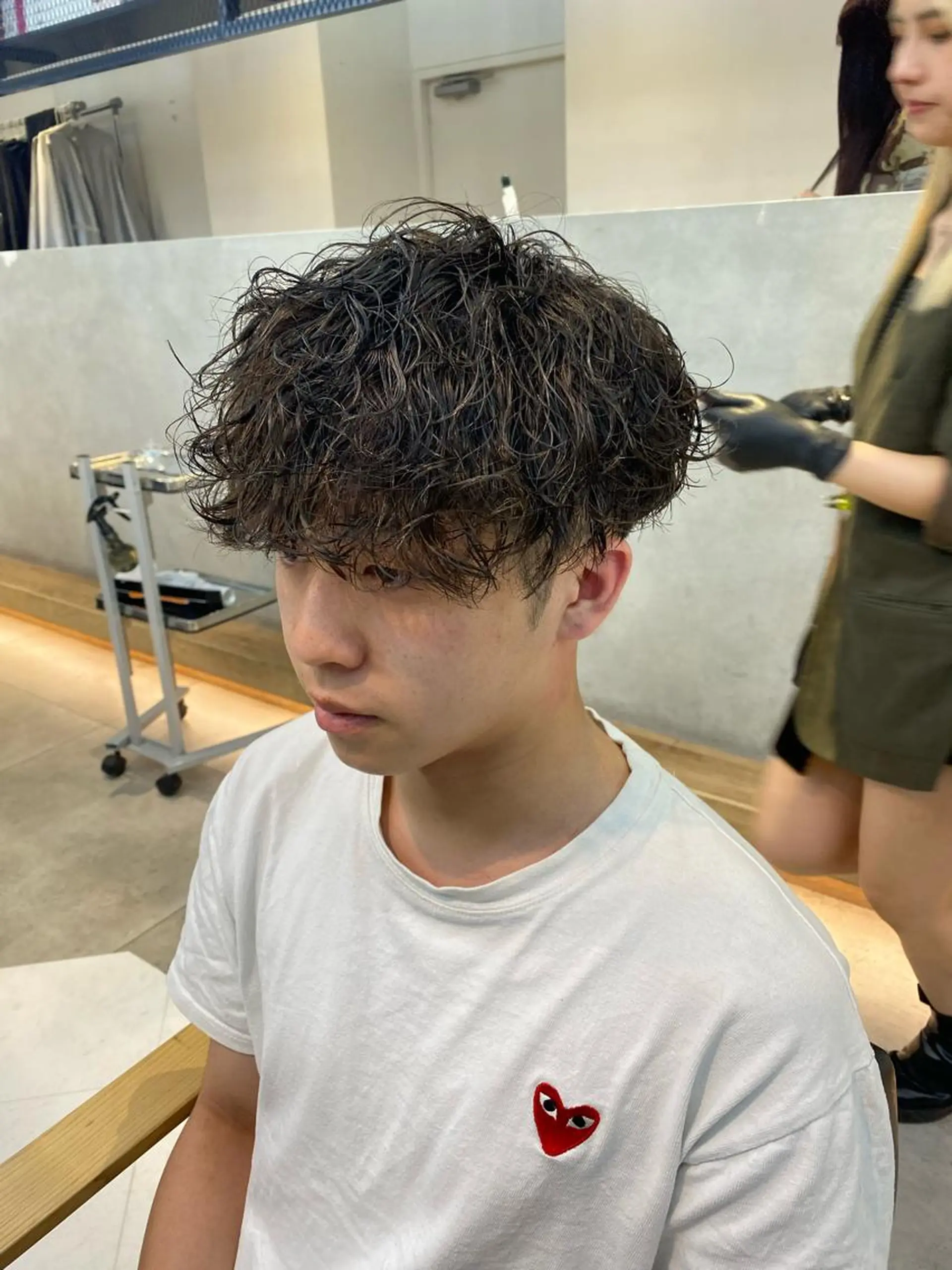 パーマ メンズ 新宿【メンズパーマ】 塩澤太一のヘアスタイル
