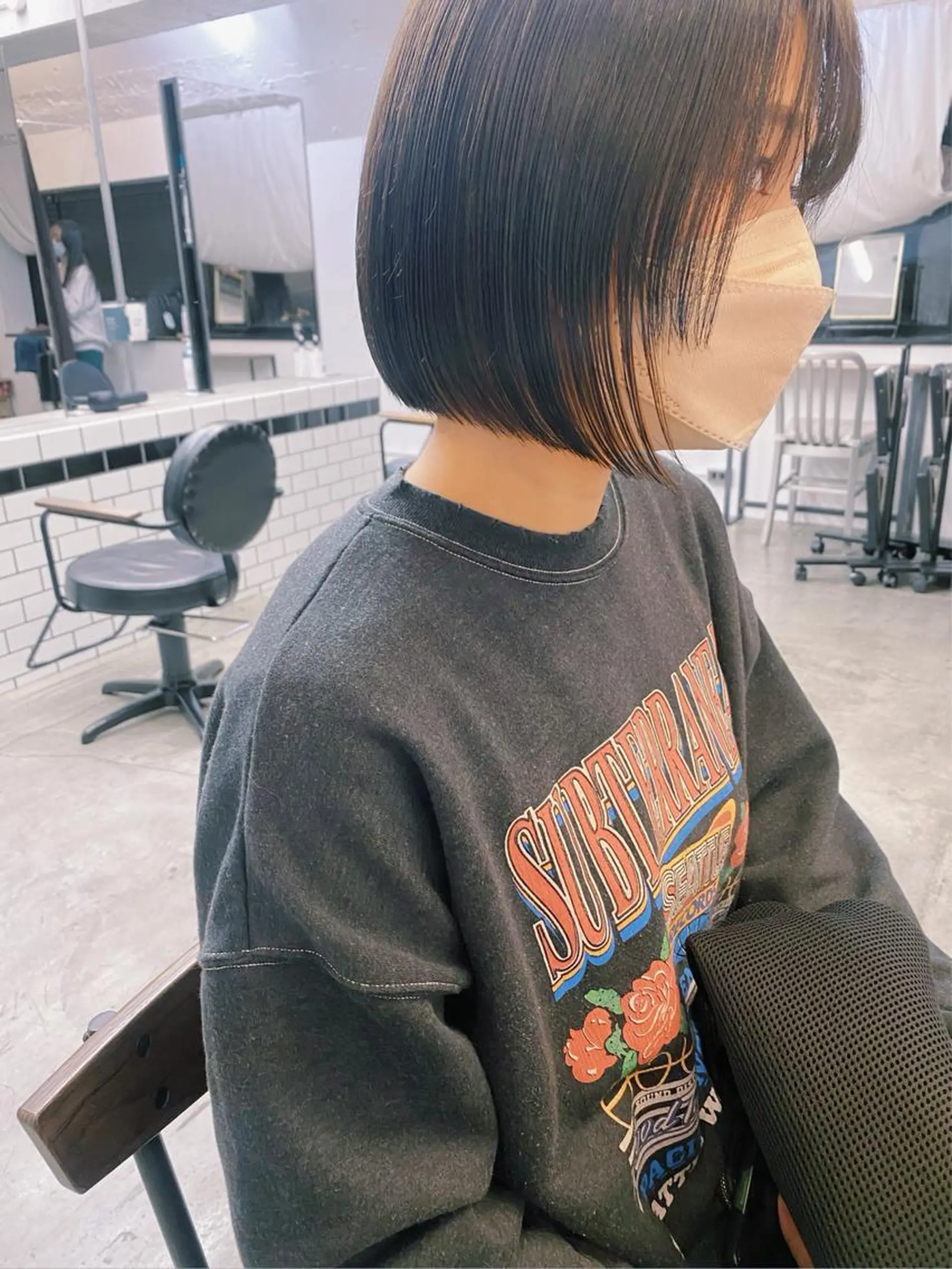 ショート カラー カット ヘアカラー トリートメント IVORY.所属・🟩白髪ぼかし/ボブ /ショートヘア/大司のヘアスタイル