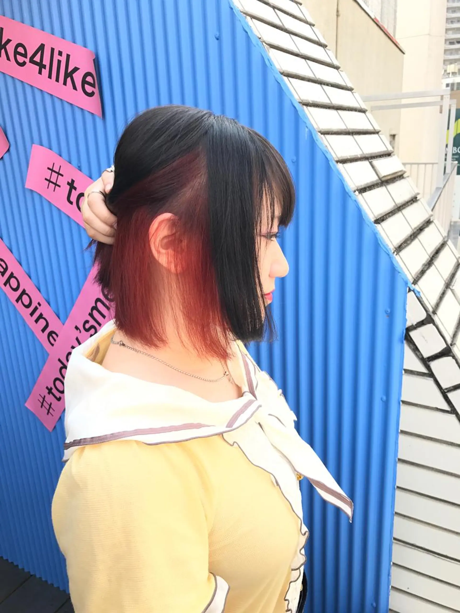 ショート カラー インナーカラー レッドカラー 🧙『店長』平田 祥己✨のヘアスタイル