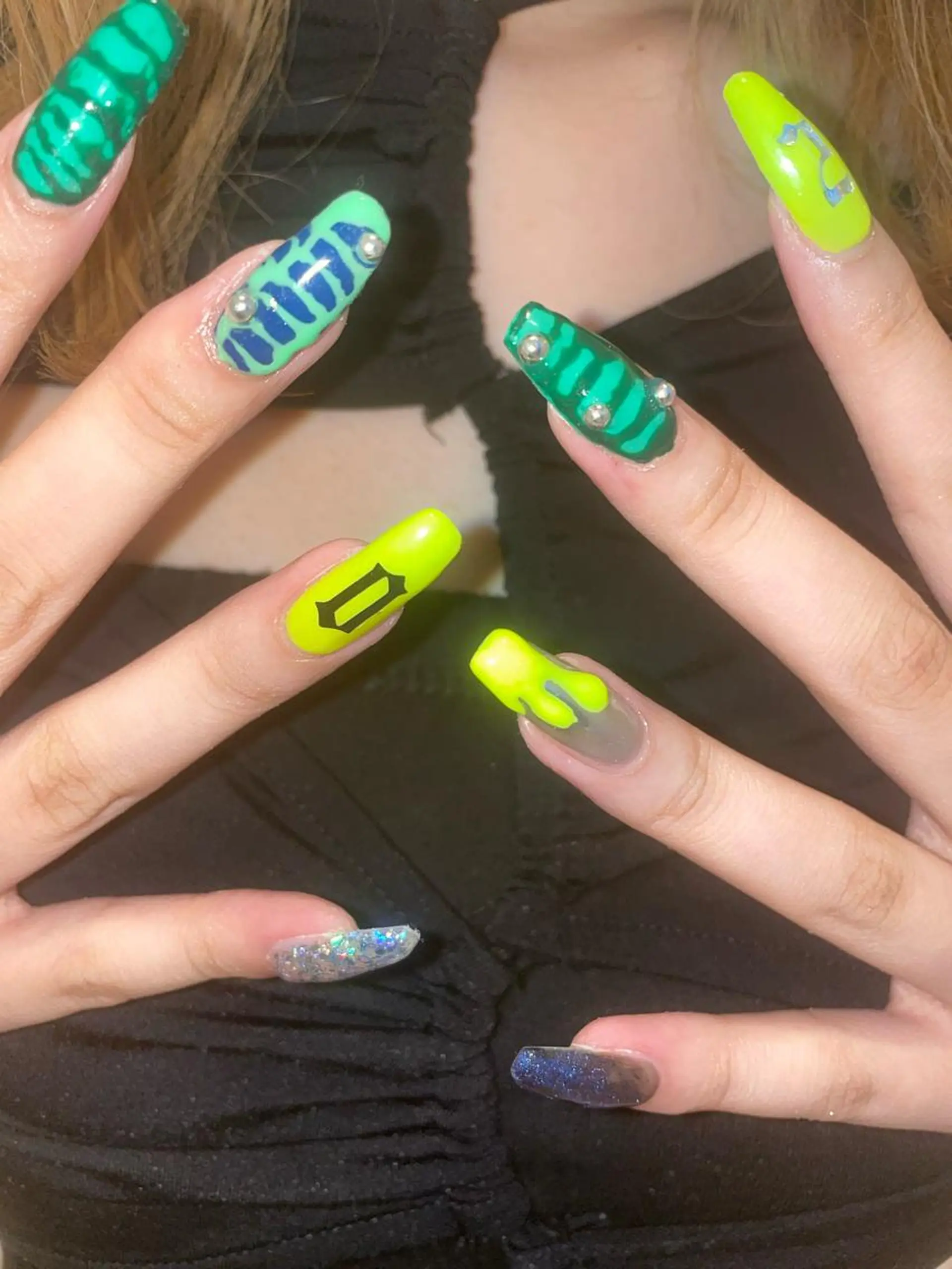 ネイル 束感まつ毛/ネイル/ LED♥KIRARAのマツエク・マツパデザイン