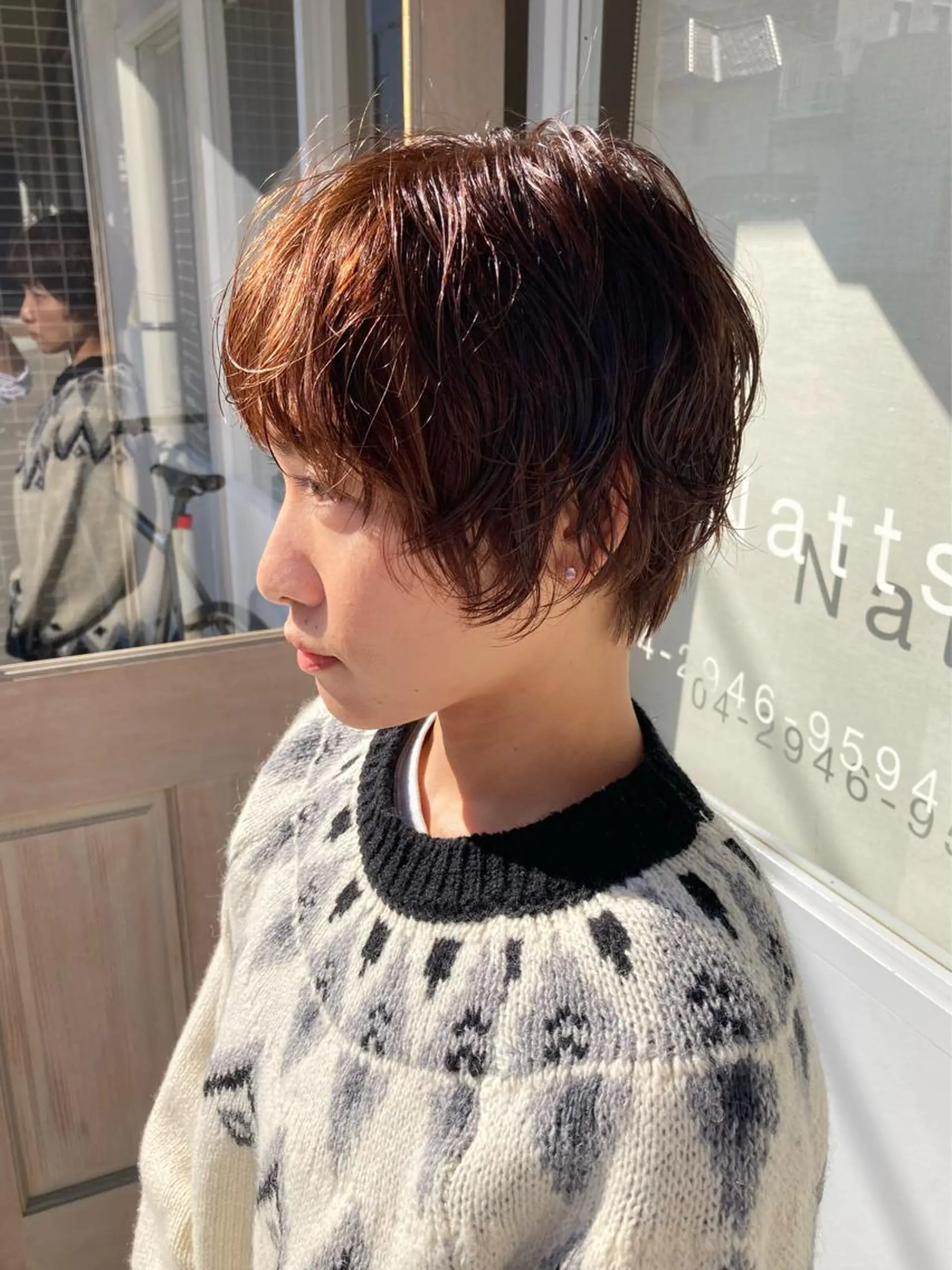 ショート パーマ RECORD所属・RECORD sakuraのヘアスタイル