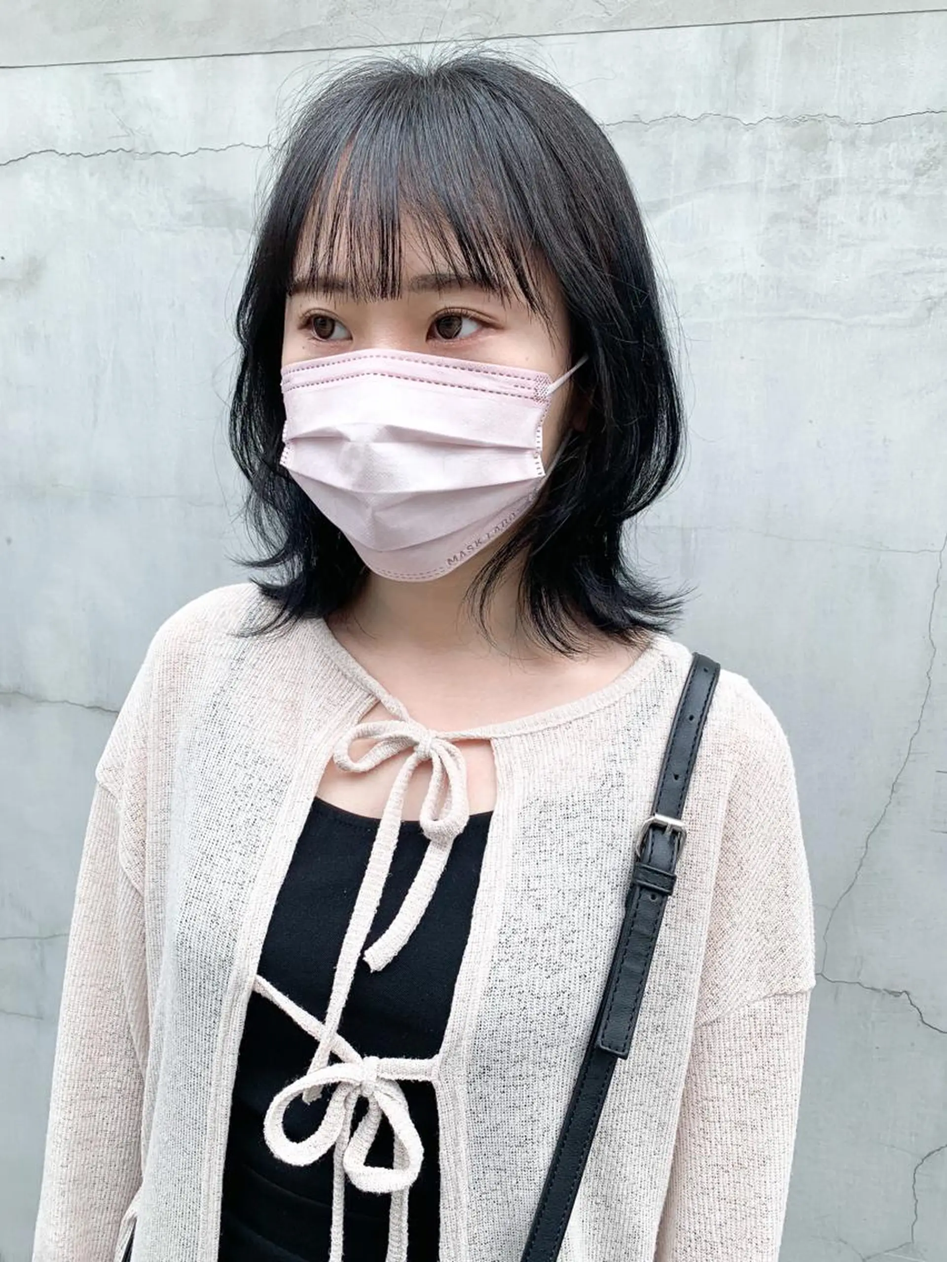 ミディアム カラー ヘアアレンジ カット ヘアカラー トリートメント yuka .のヘアスタイル