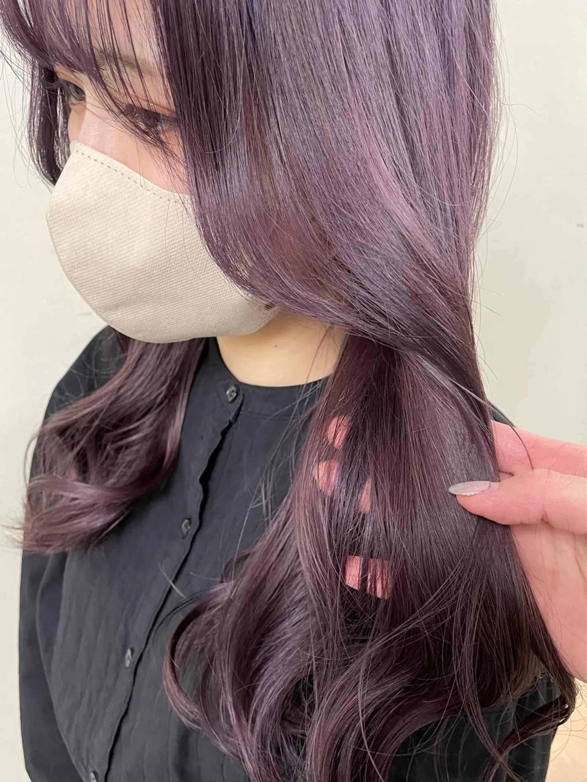 セミロング カラー ヘアアレンジ カット ヘアカラー トリートメント maoブリーチ無し 似合わせカラーのヘアスタイル