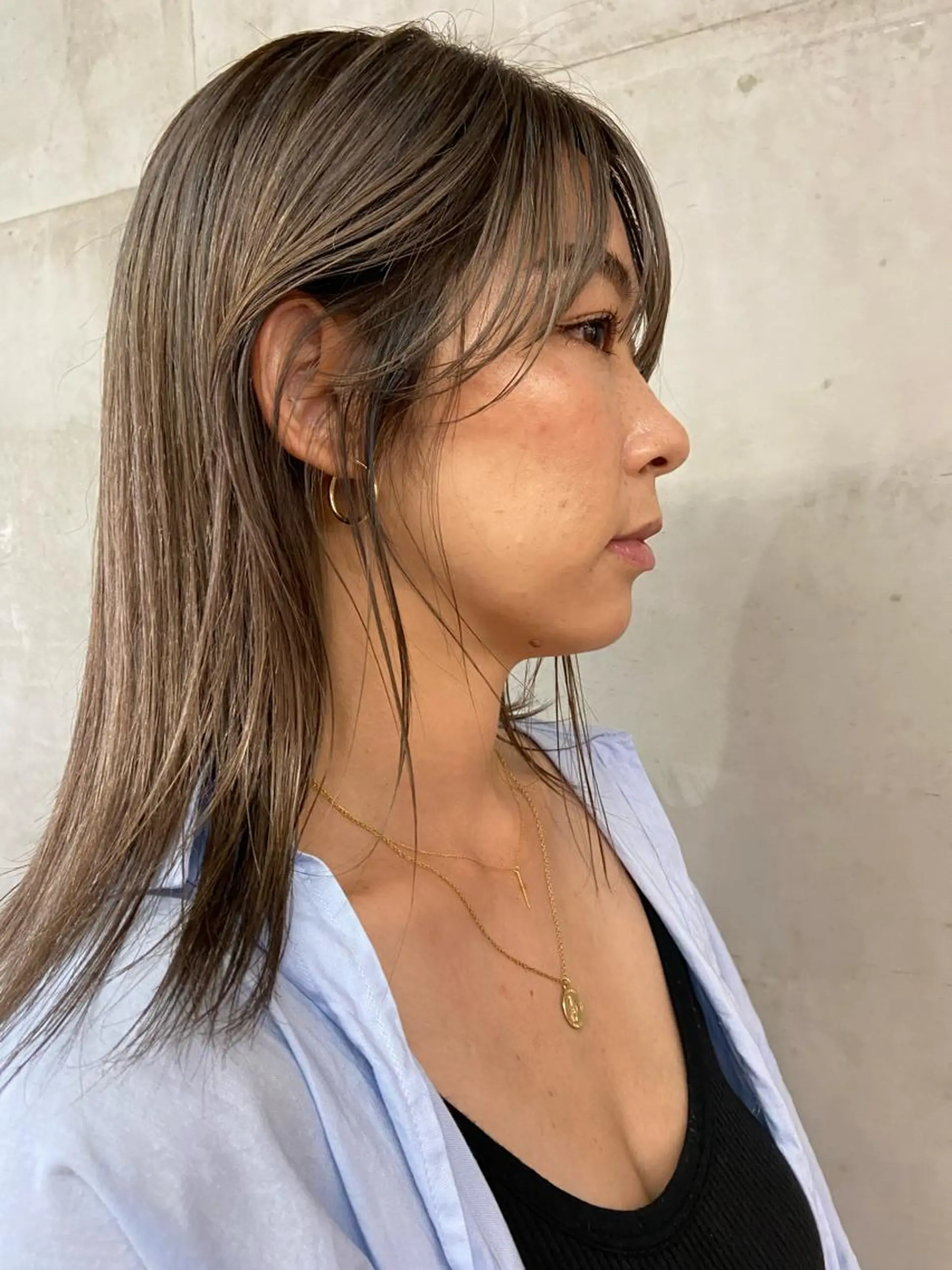 セミロング SALT WATER  恵比寿所属・SALTWATER AYARIのヘアスタイル