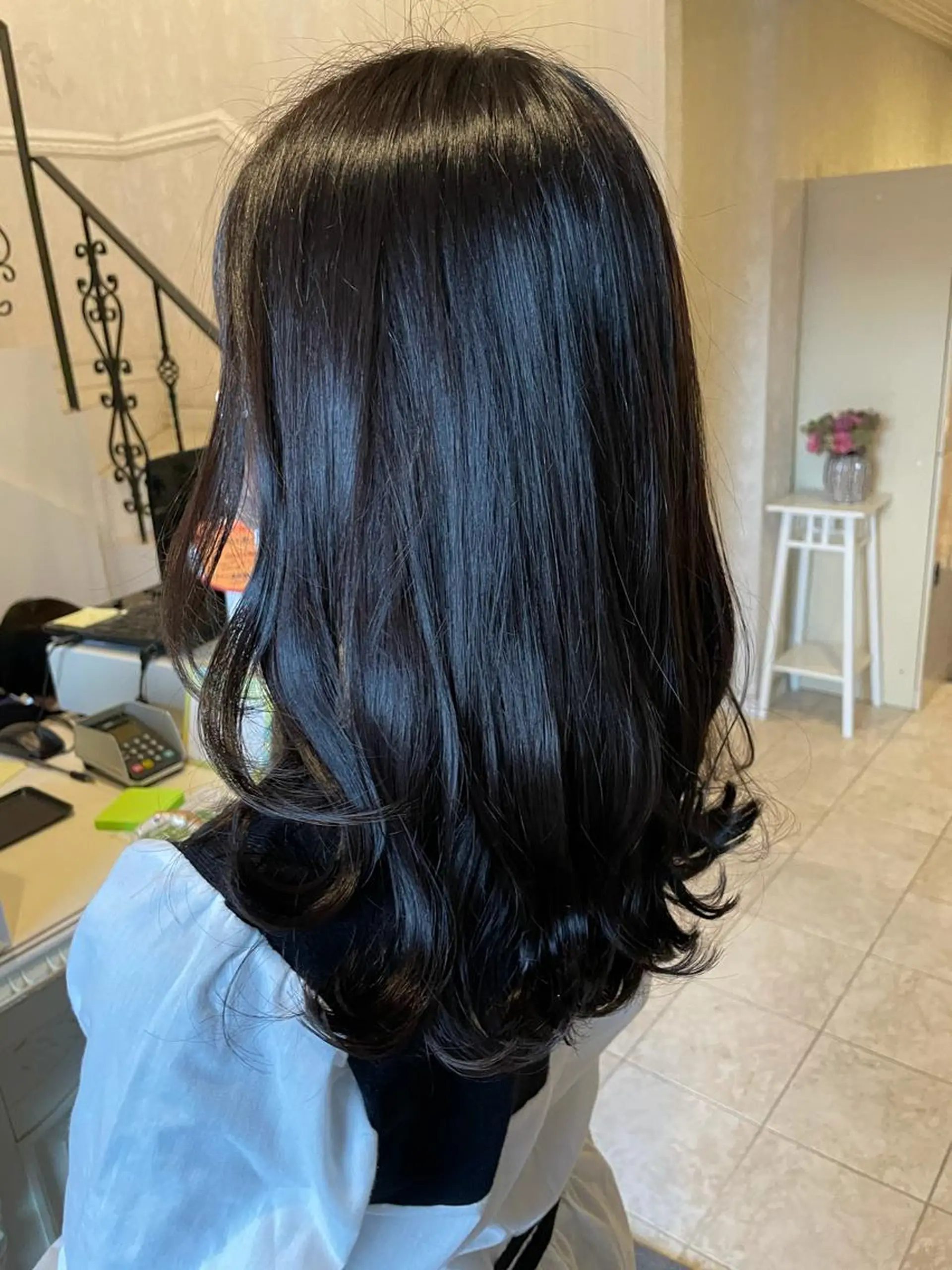 ロング カラー ブリーチ 透明感カラー イルミナカラー ブリーチなしカラー カット ヘアカラー トリートメント hair  studio A.R.S所属・烏丸/艶髪/レイヤー /韓国風/廣瀬尚輝のヘアスタイル