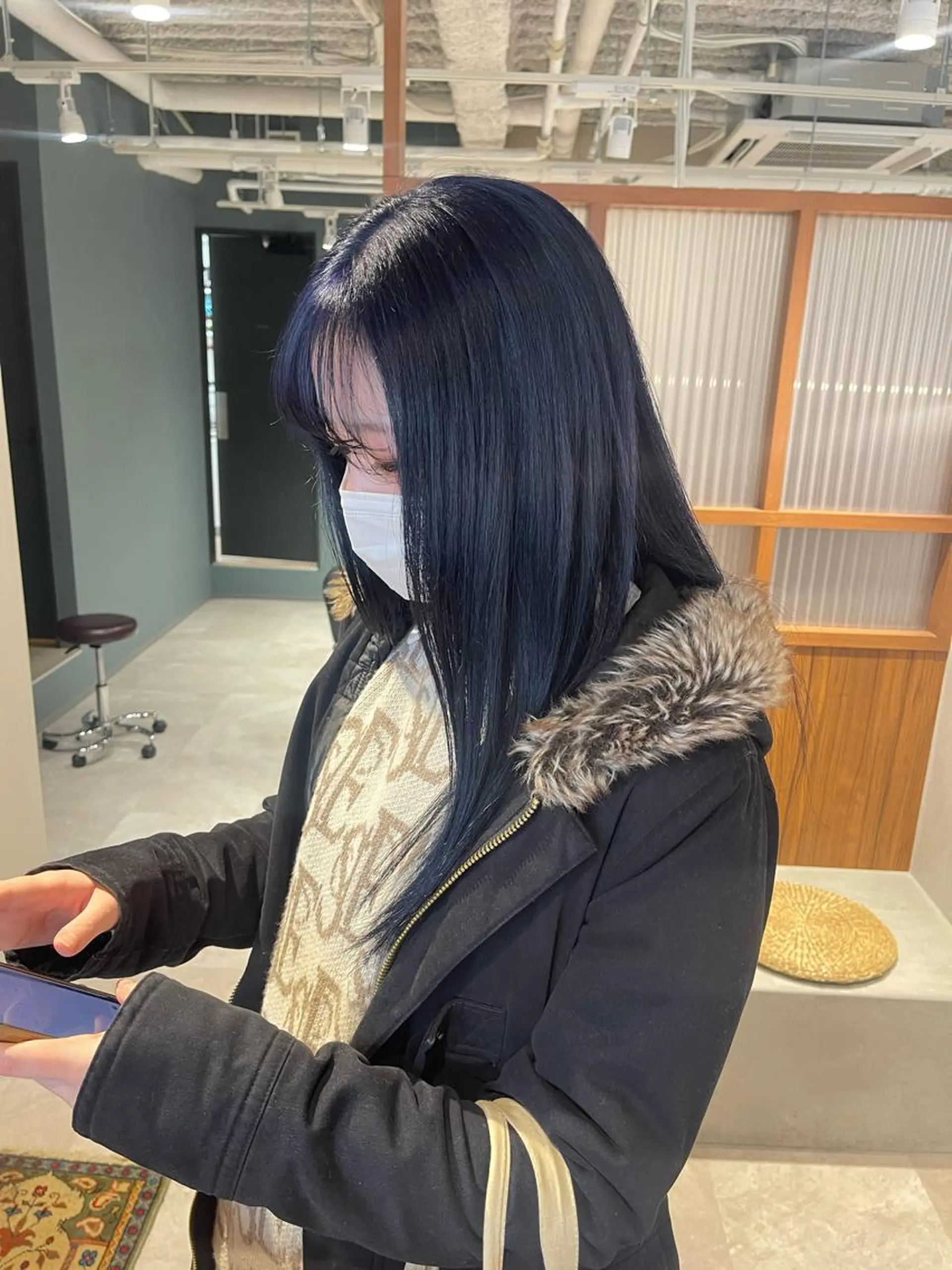 ロング カラー ヘアカラー トリートメント 店長 MANAMI /ブリーチ/骨格ボブのヘアスタイル