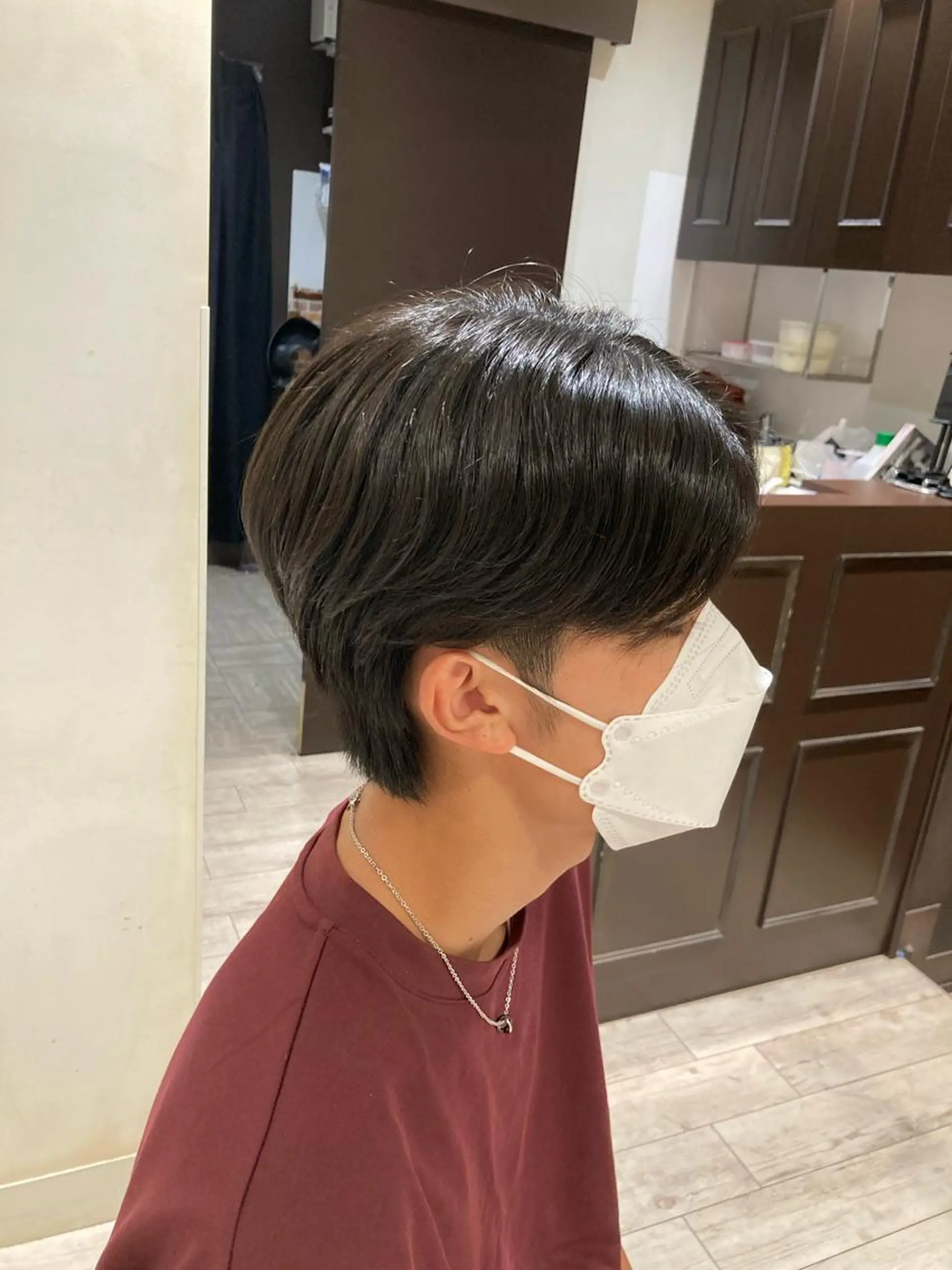 メンズ 曲がる縮毛矯正 LIBER 　岩名のヘアスタイル