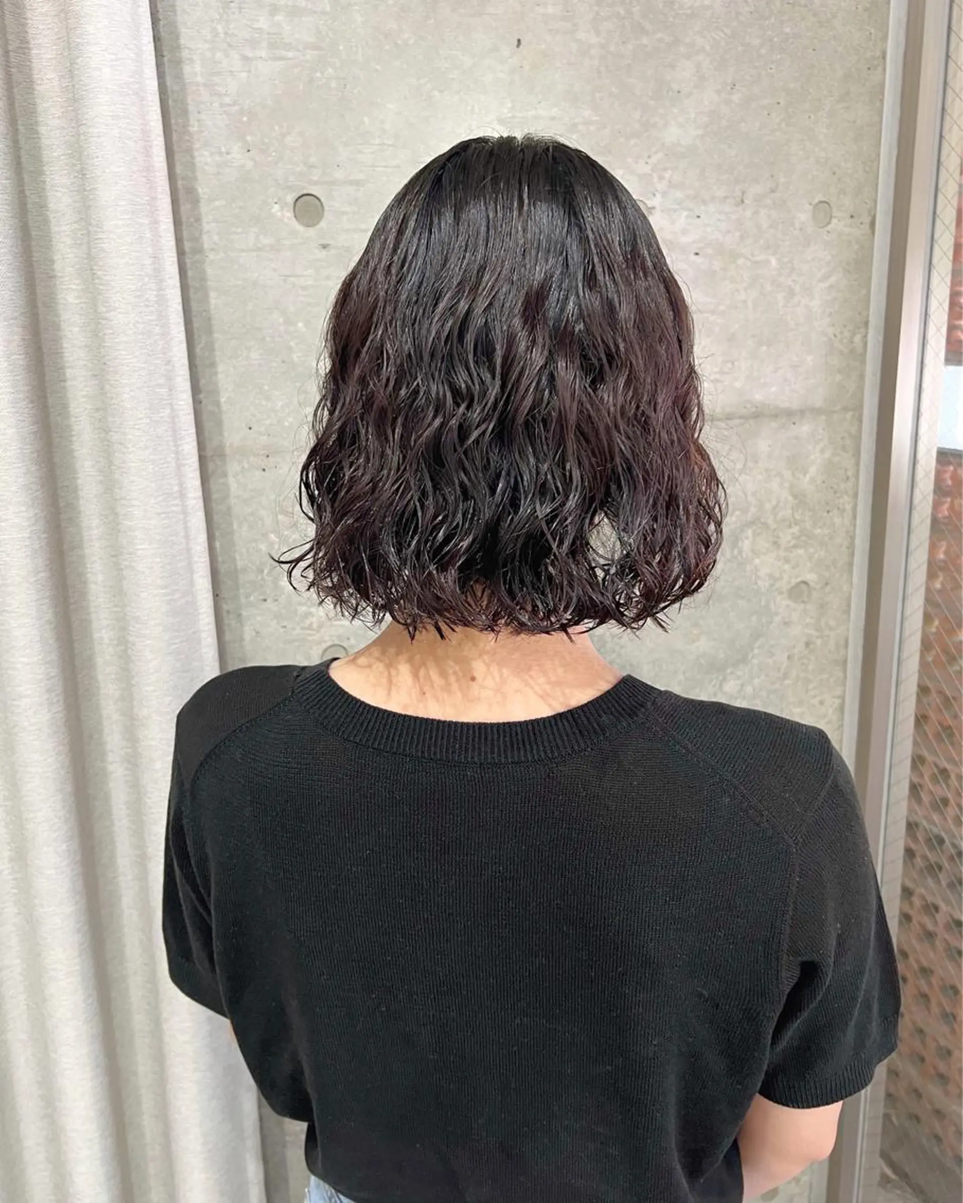 パーマ ボブパーマコテ巻き風 パーマNo1深江秀平のヘアスタイル