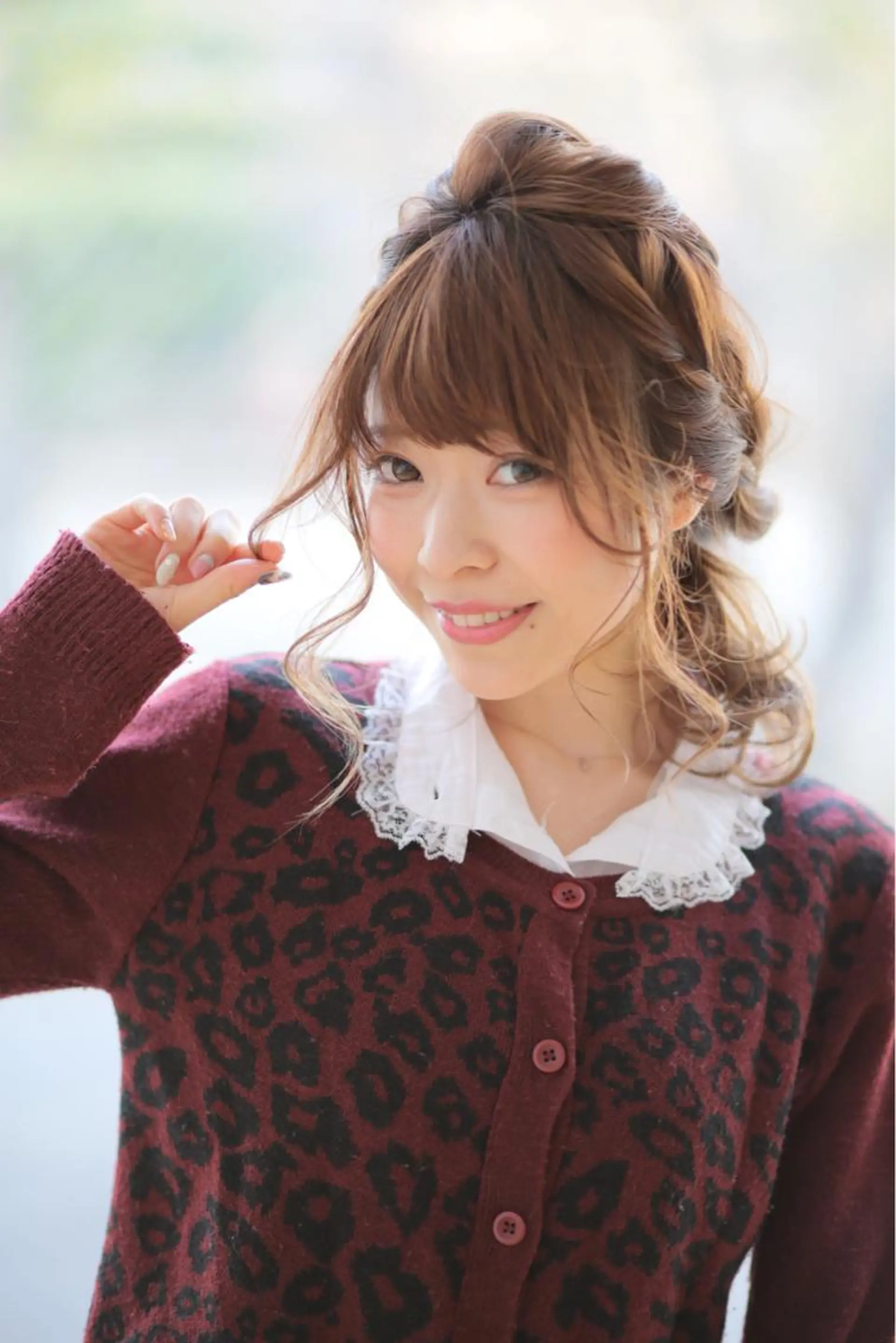 セミロング ヘアアレンジ 結婚式・ブライダル デート ヘアセット 高橋恵🌈生え癖改善 ウルフ/レイヤーのヘアスタイル