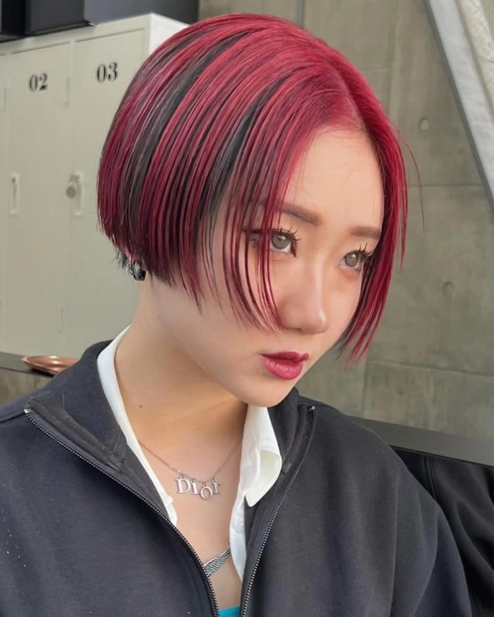 ショート カラー ブリーチ ケアブリーチ デザインカラー ハイトーンカラー ボブ ヘアカラー ヘアセット Null 表参道のヘアスタイル