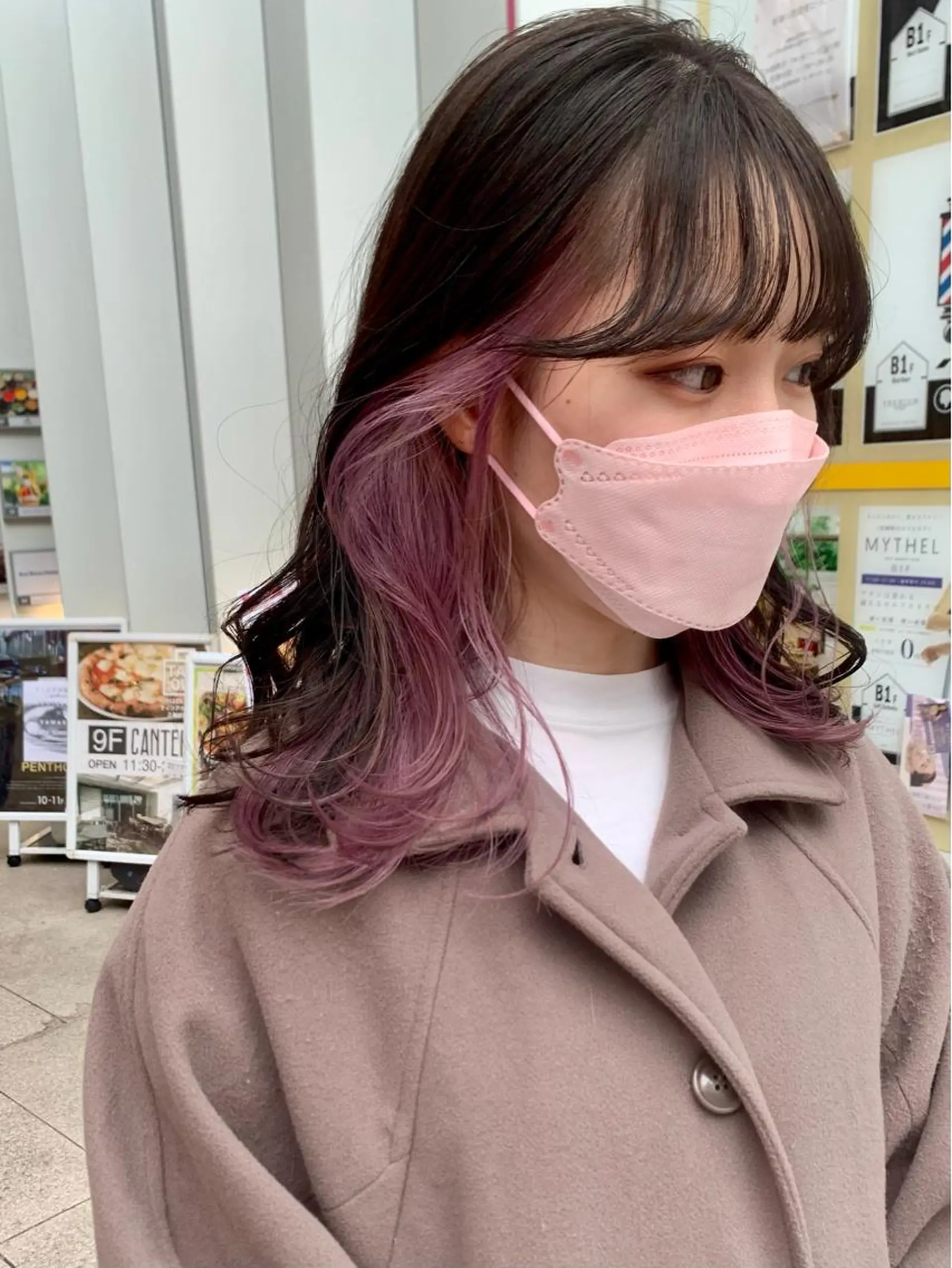 ミディアム カラー ヘアアレンジ ヘアカラー トリートメント ヘッドスパ ヘアセット ハイトーン/美髪矯正 🍃大江拓実のヘアスタイル