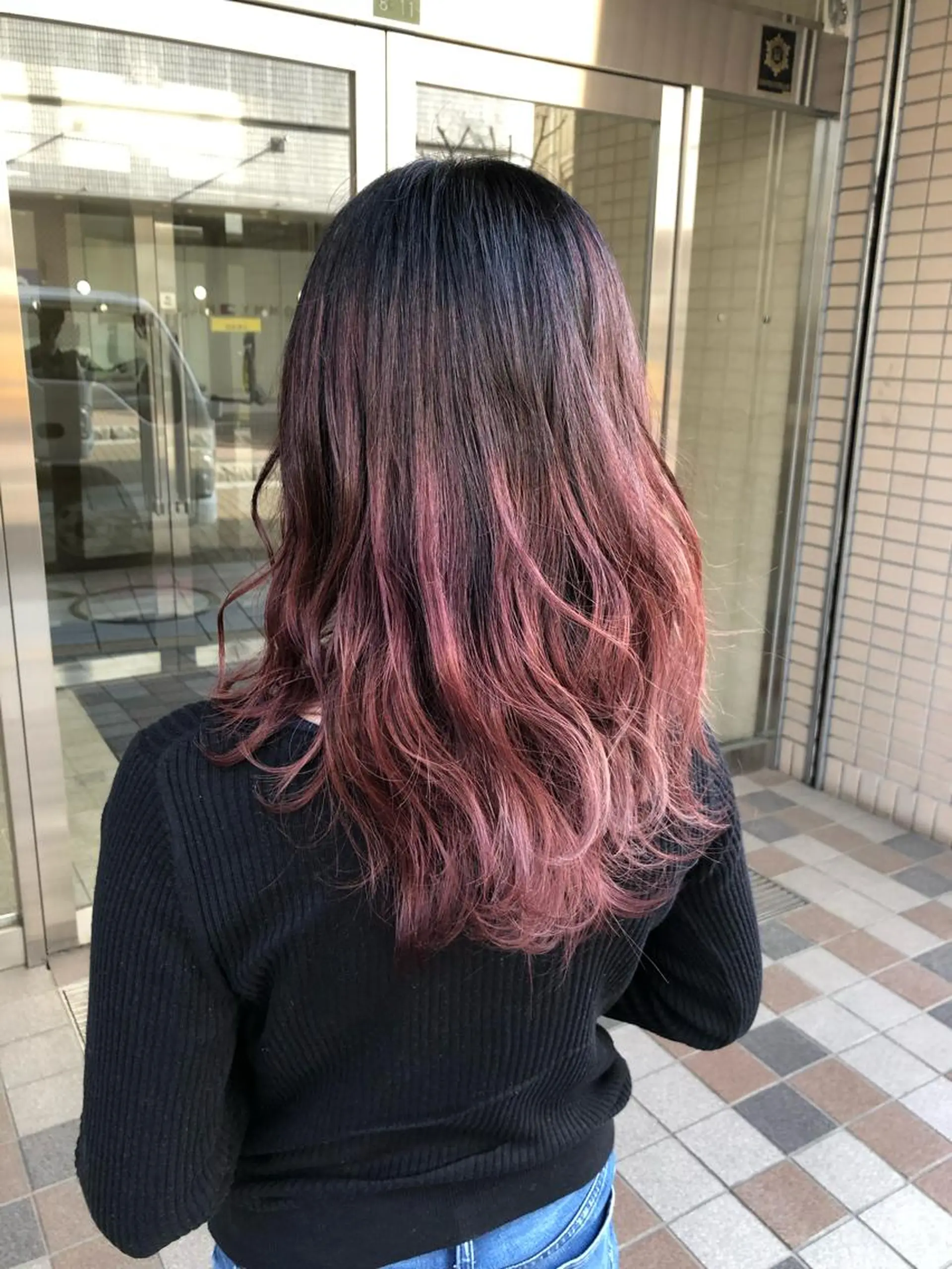 ロング レイヤーカット キノシタ ナオユキのヘアスタイル