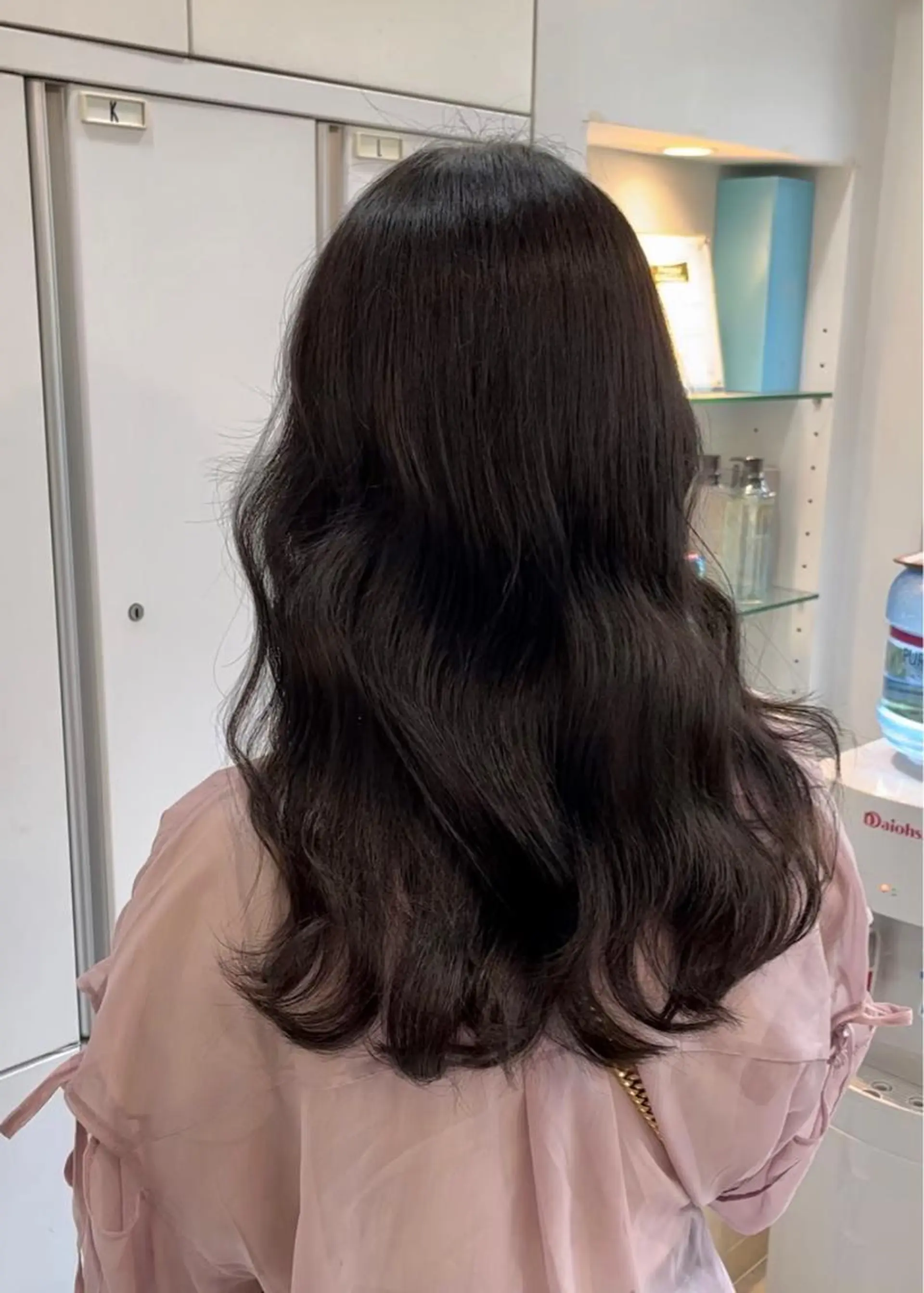 ロング メンズバレイヤージュ 斉藤春のヘアスタイル