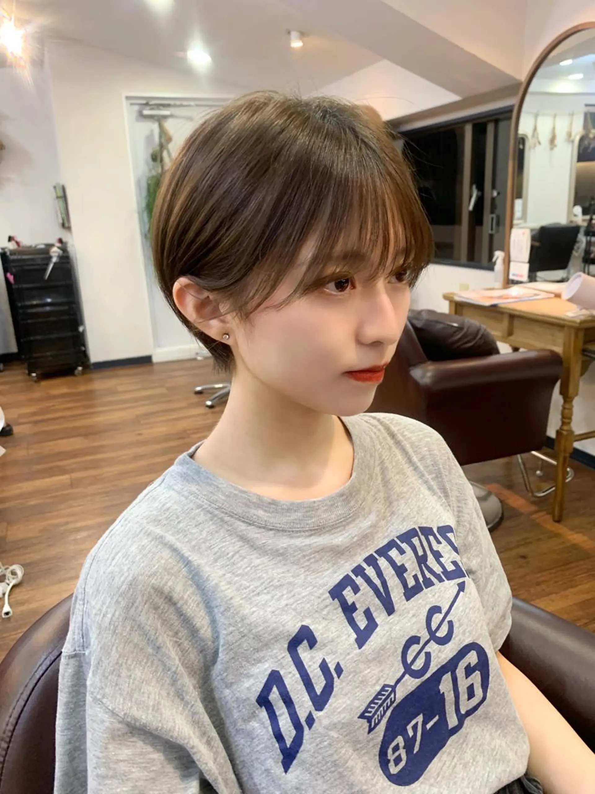 ショート 縮毛矯正/ショート/ レイヤー/畑中正敏のヘアスタイル