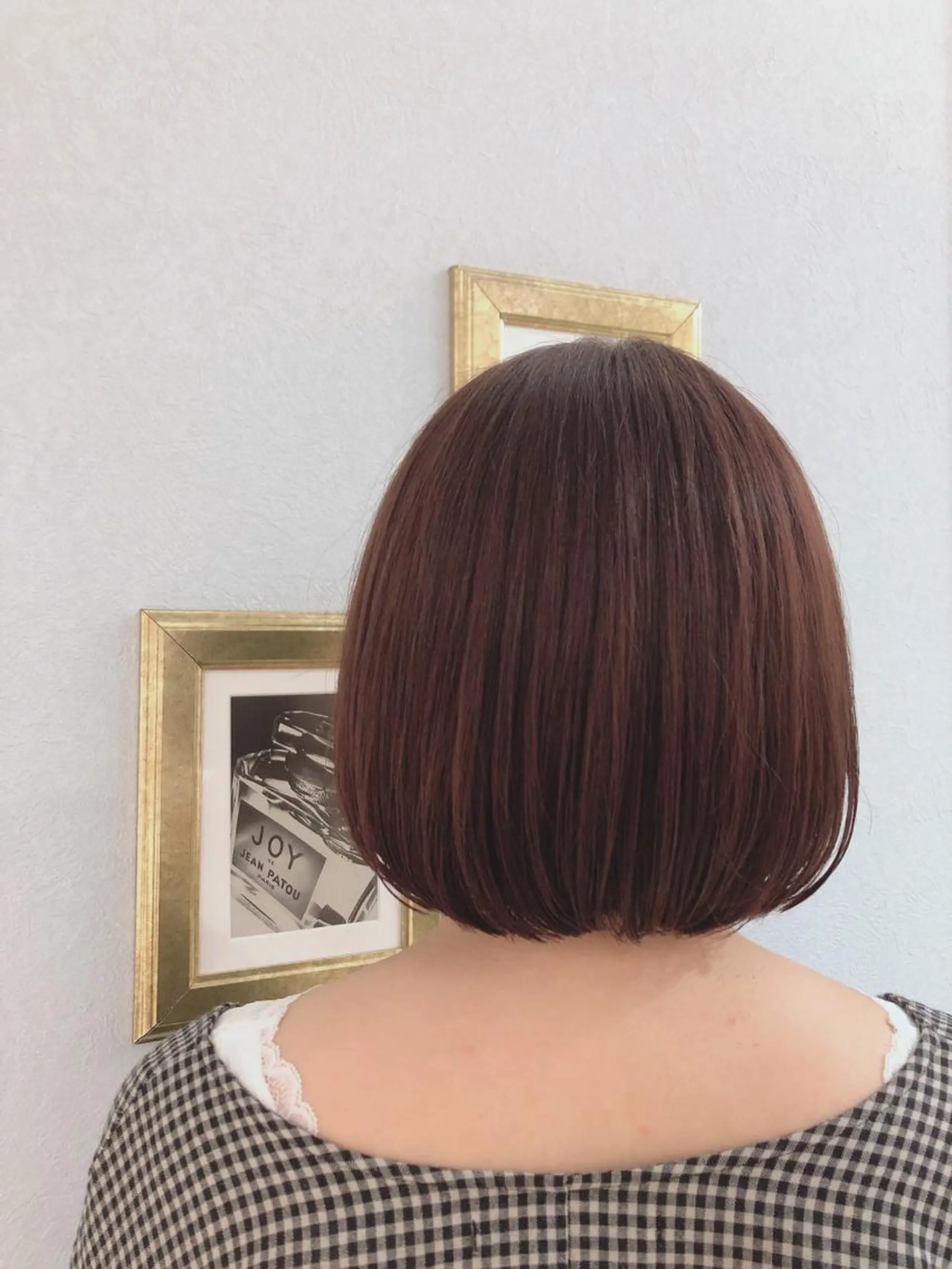 ショート ボブ カット ヘアカラー トリートメント 代表山口ひな 髪質改善のプロのヘアスタイル