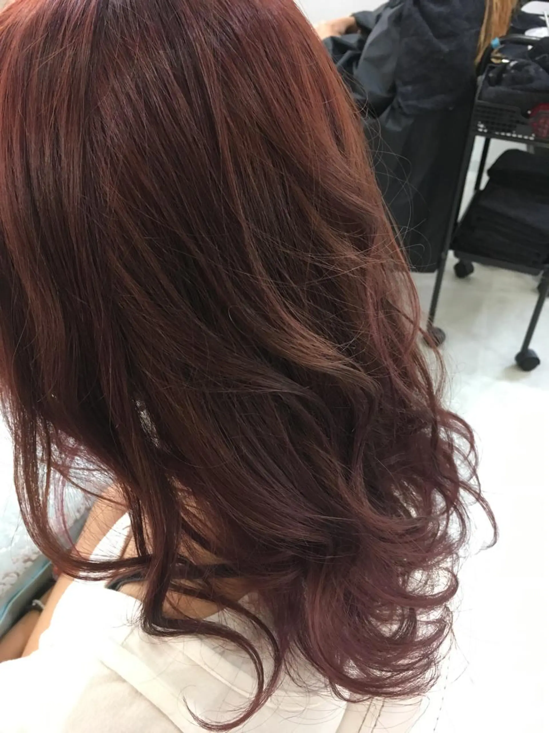 ミディアム セミロング カラー 髪質改善 中川　翔のヘアスタイル