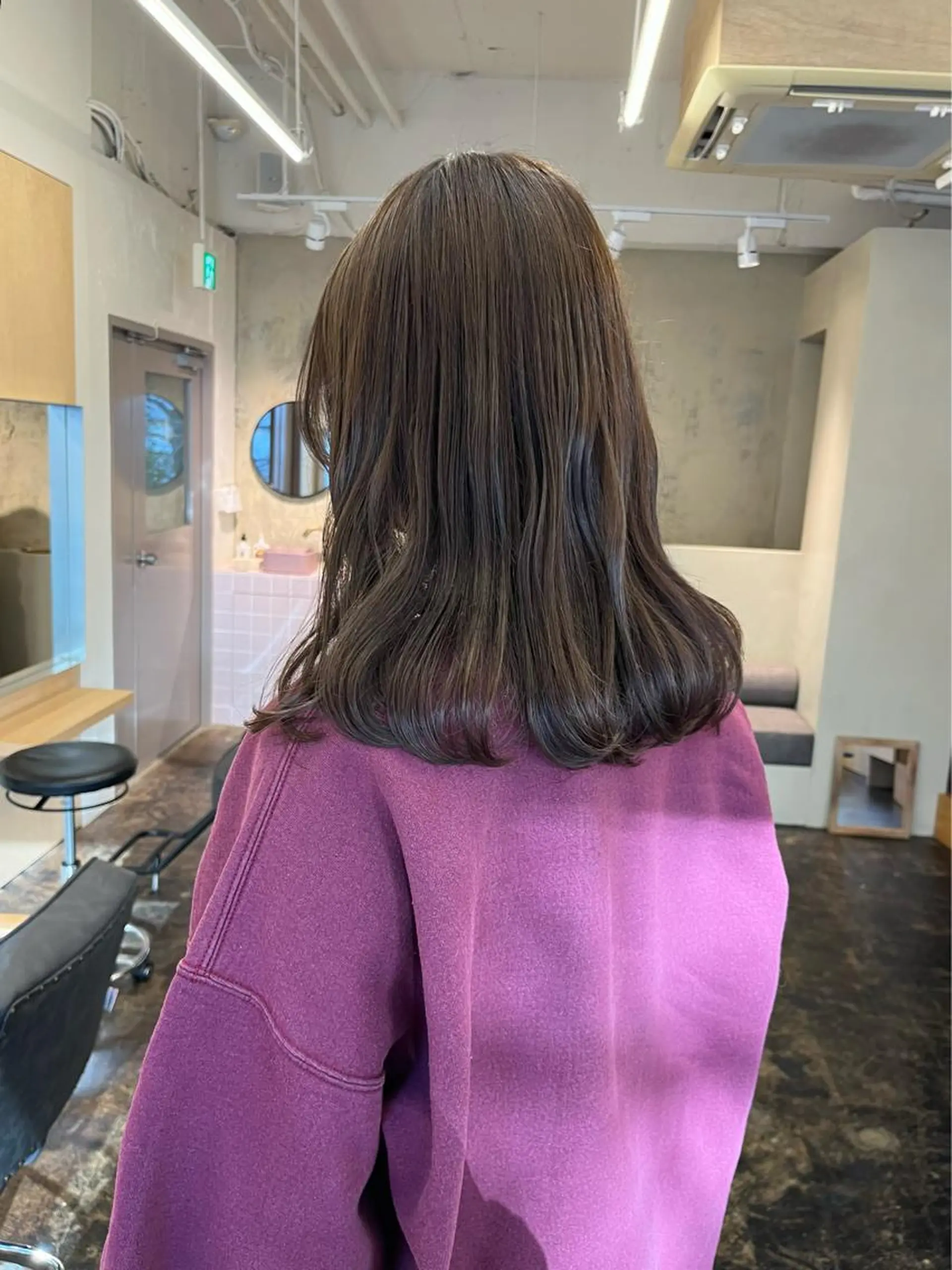 セミロング カラー ベージュカラー 透明感カラー オリーブベージュ トリートメント 西山 紗耶香🪽 透明感カラー/ボブのヘアスタイル