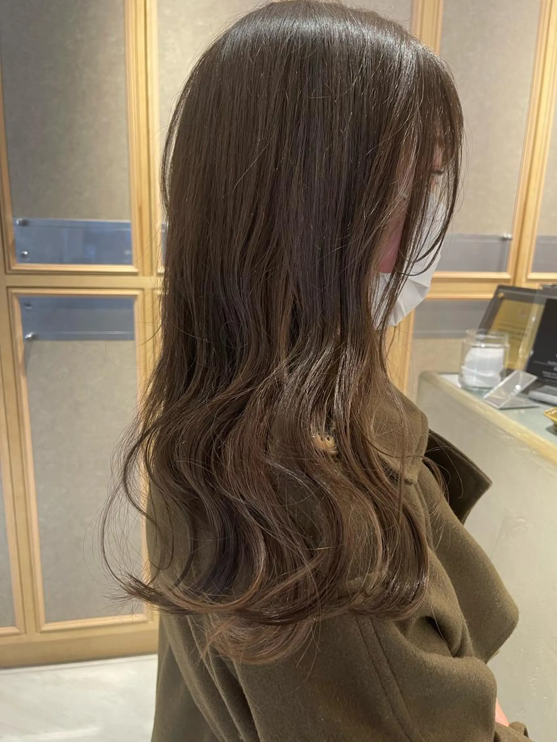 ロング カラー ベージュカラー ラベンダー/レイヤー スタイル🤎mamiのヘアスタイル