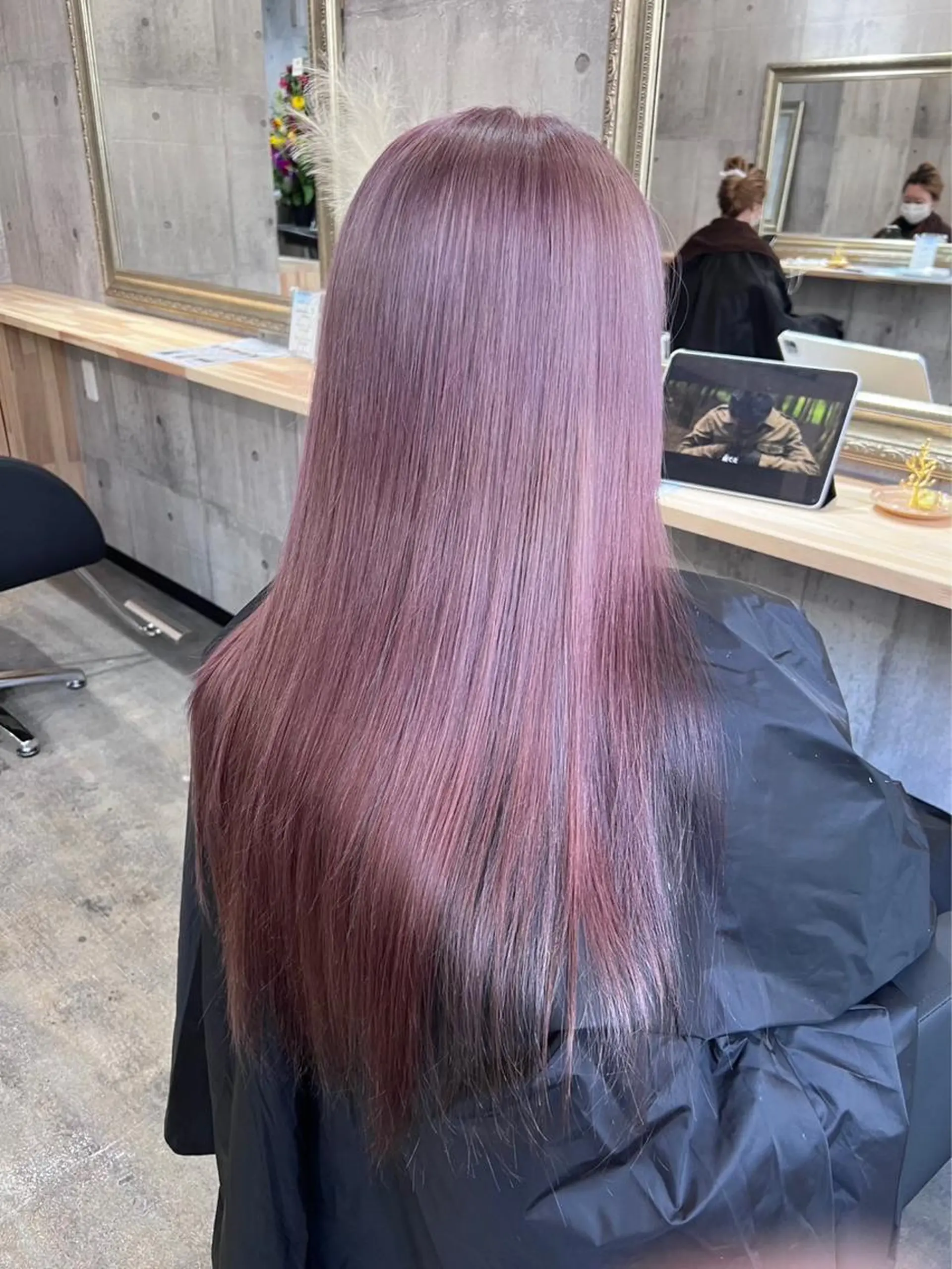 ロング カラー ヘアカラー トリートメント Sunny side 大名   RIOのヘアスタイル