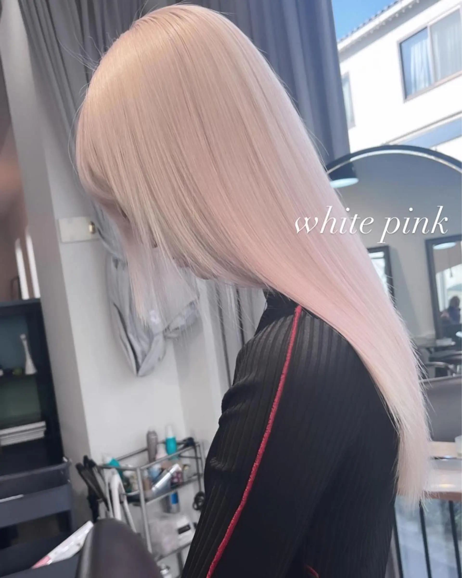 ロング カラー カット ヘアカラー トリートメント ヘアセット 💜ハイトーン💛 マジカルかいちゃんのヘアスタイル