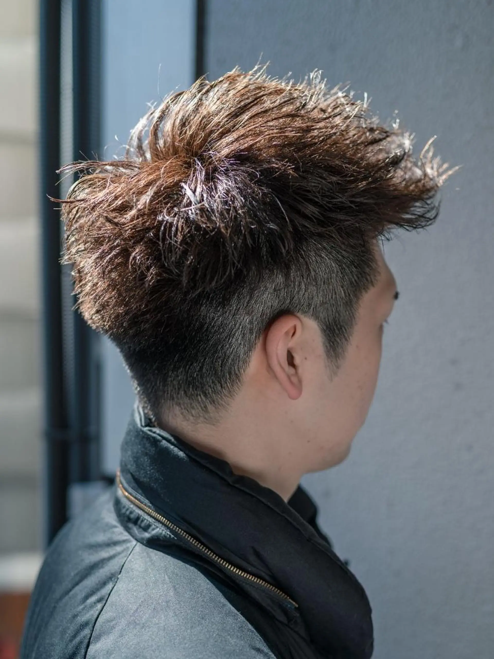 ショート カラー パーマ メンズ 大泉 和也のヘアスタイル