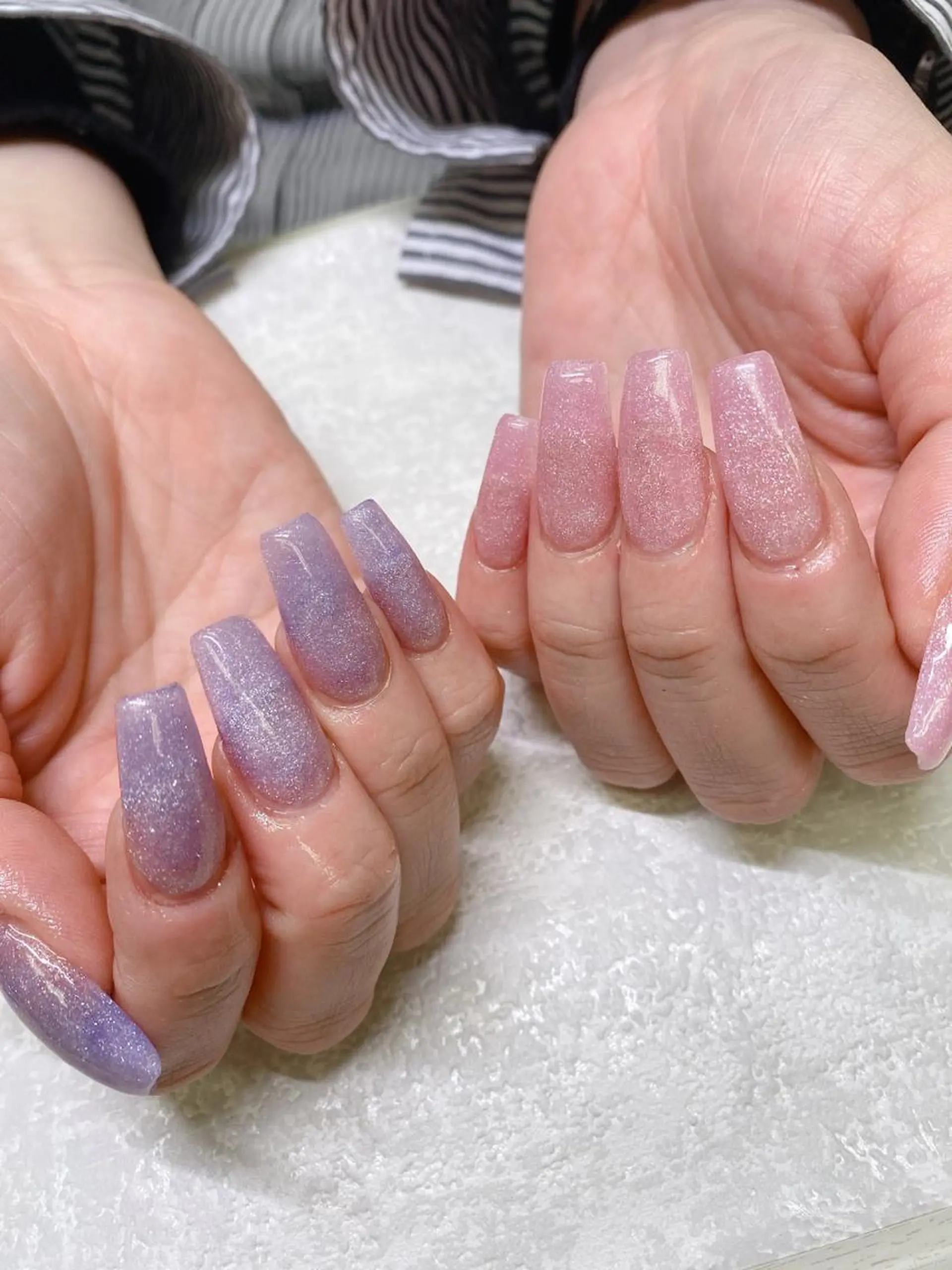 セミロング ハンドネイル JNA認定講師🌸 RIEのネイルデザイン