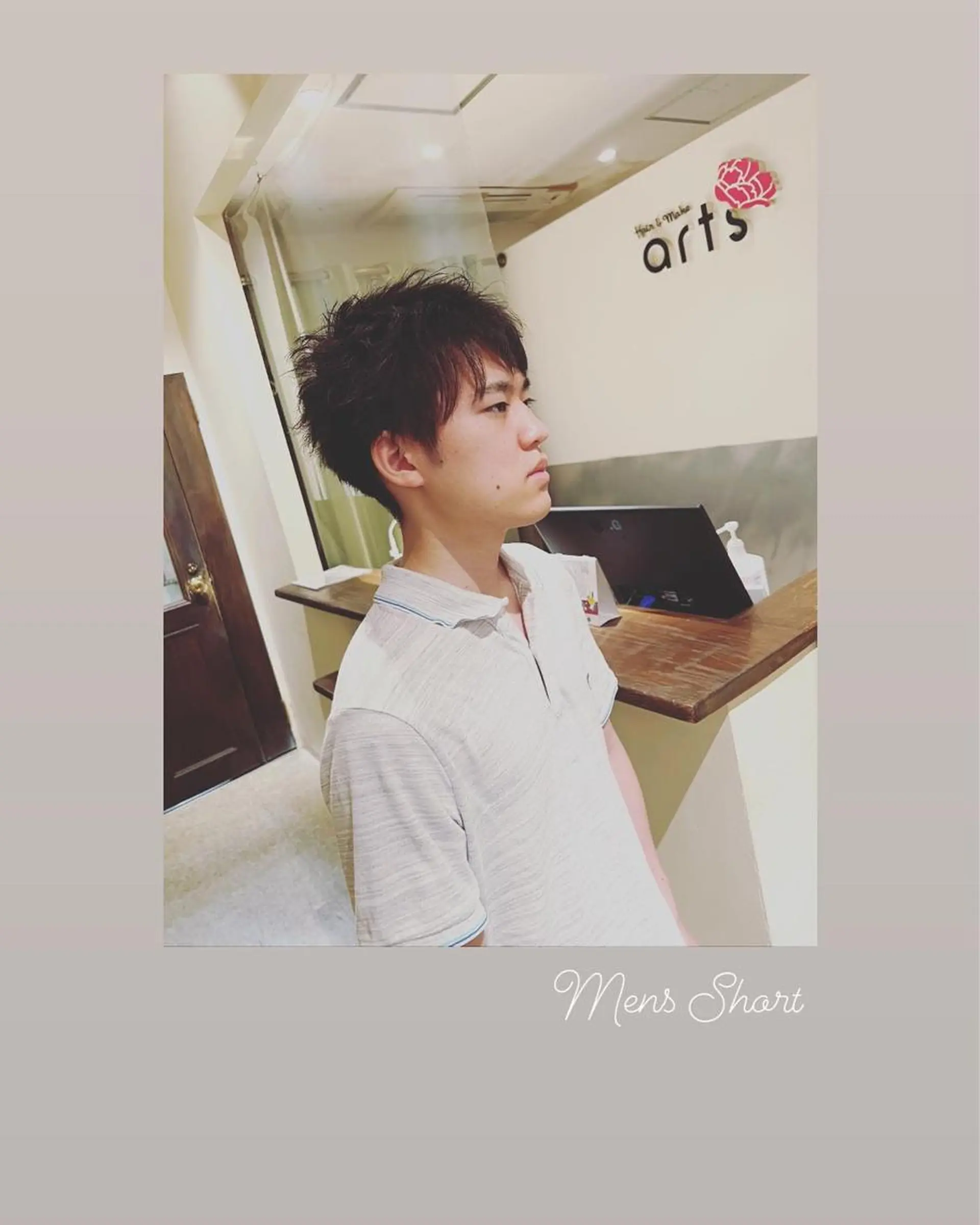 ショート メンズ ショートヘア ハイライト/インナー /ブリーチ/レイヤーのヘアスタイル