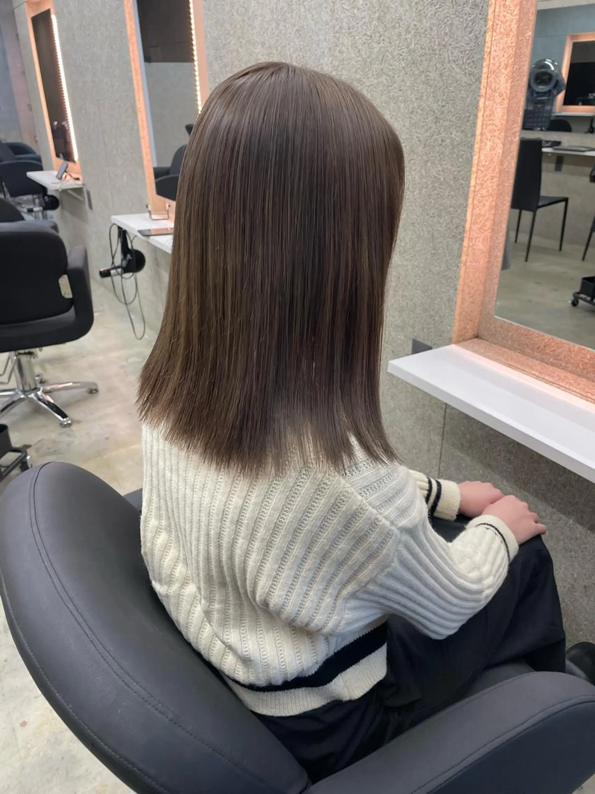 ミディアム カット ヘアカラー GULF門前仲町所属・韓国風レイヤー ハイトーンRYOTAのヘアスタイル