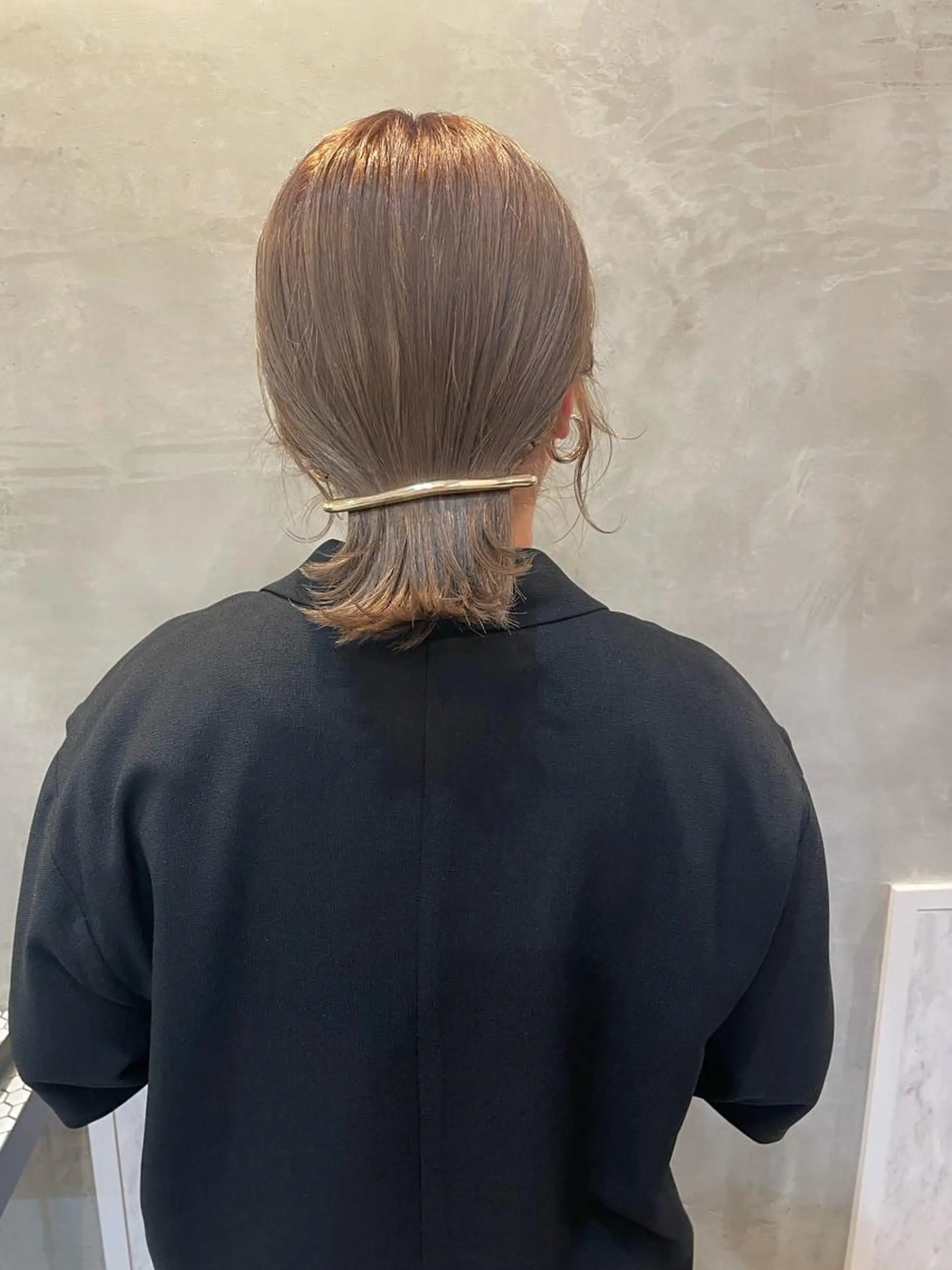 ミディアム 似合わせカット ヘアカラー 渋谷 留菜のヘアスタイル