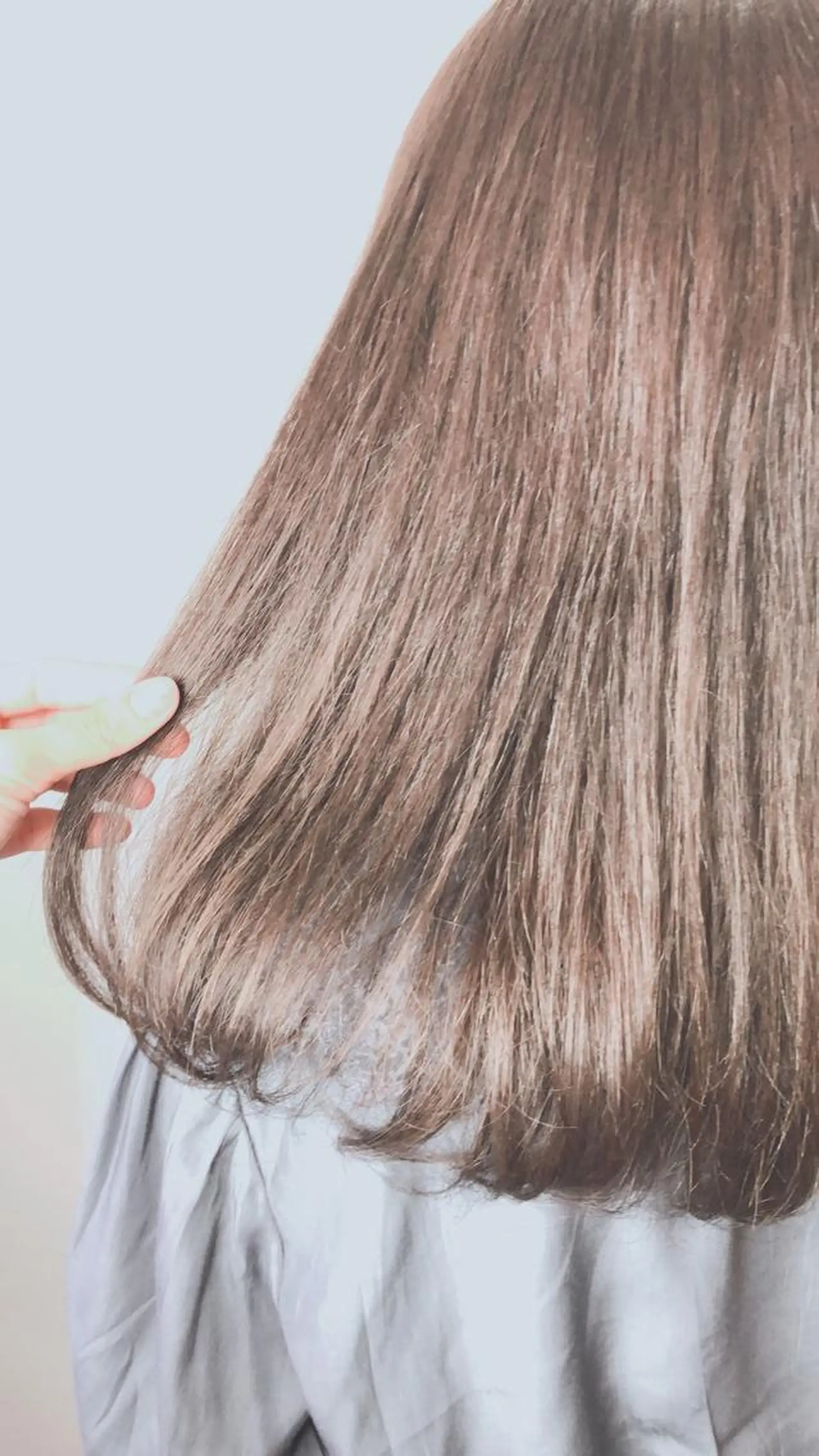 ミディアム カラー 🧸プルエクステ❤︎ ネイルKAO🧸のヘアスタイル