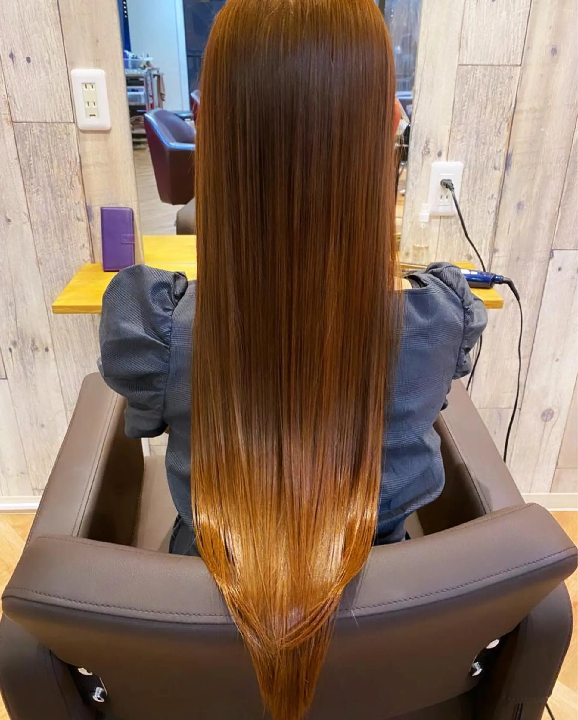 ロング カラー ヘアカラー トリートメント 中村一樹/髪質改善/ 艶髪/艶カラー/美髪のヘアスタイル