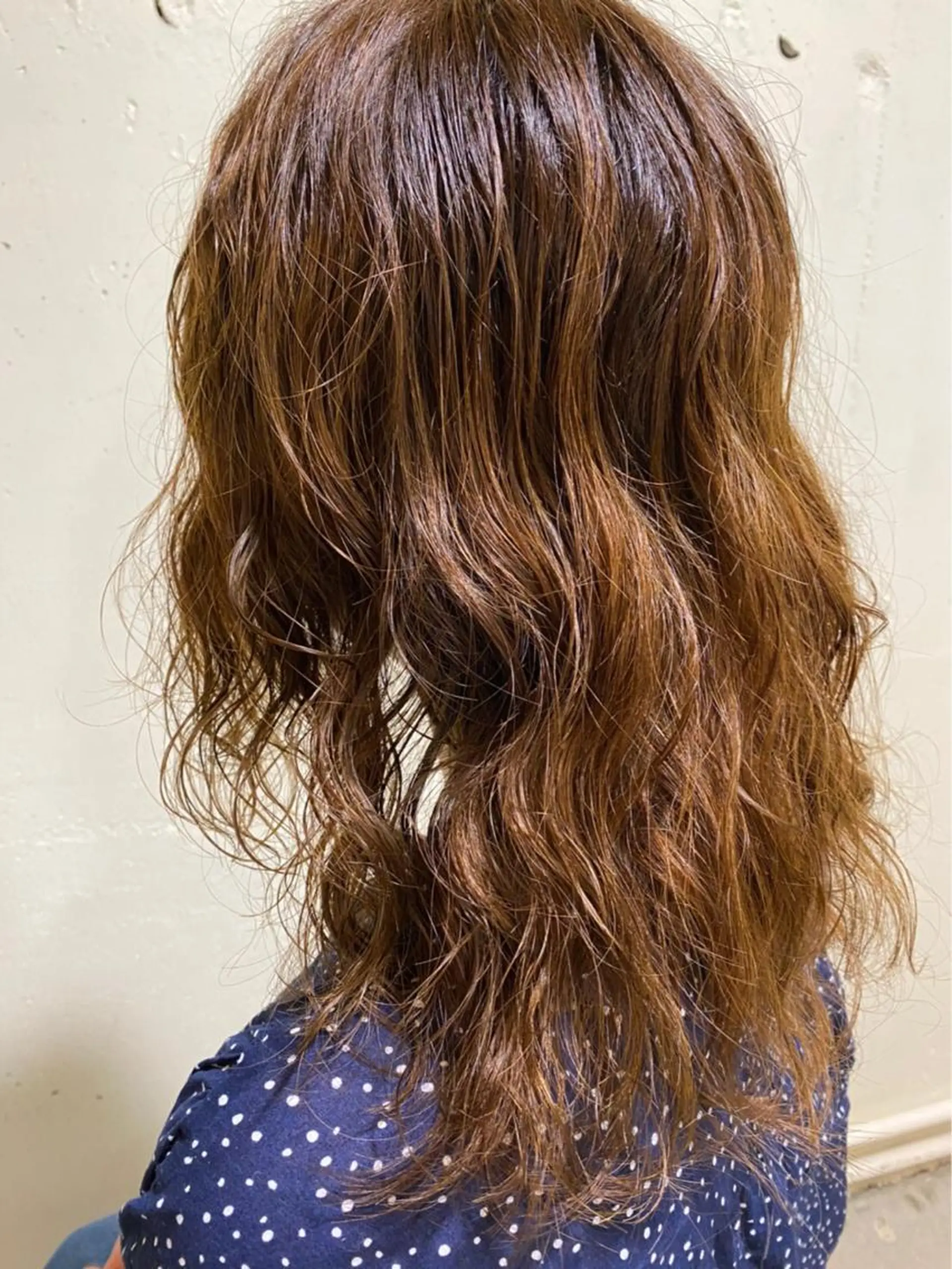 ミディアム パーマ パーマ美容師 hanaのヘアスタイル