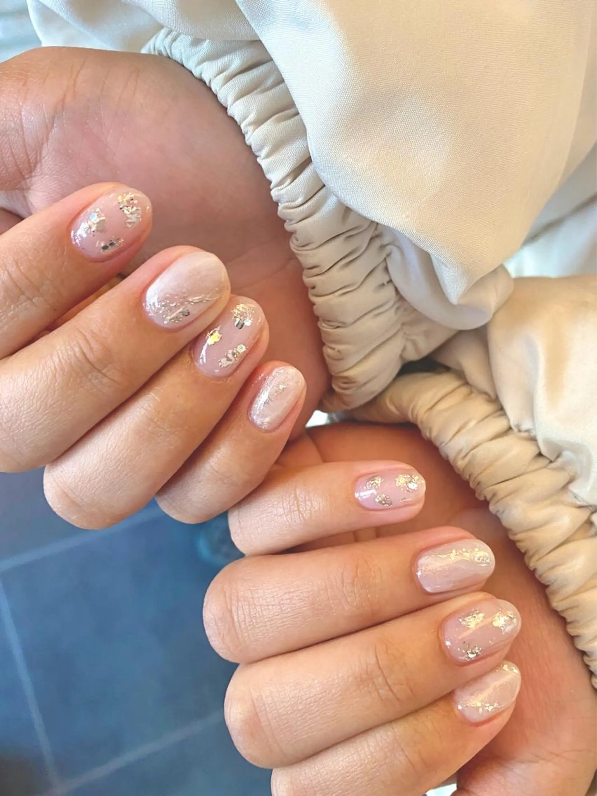 ネイル アニマル柄 アートネイル オーロラネイル クリアネイル 成人式 ハンドネイル ハンドケア Lililas サロン&スクールのネイルデザイン