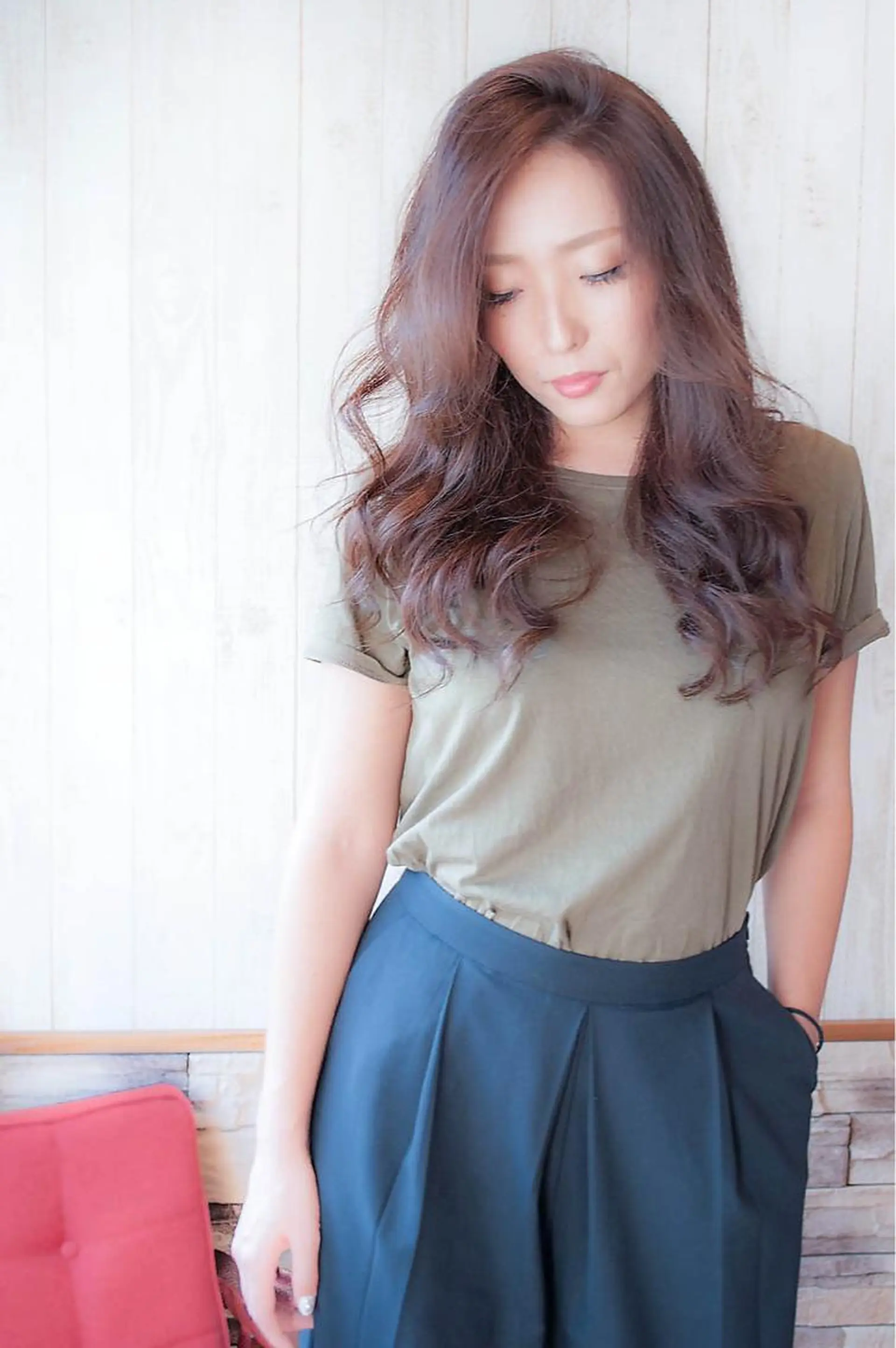 ロング カラー パーマ ヘアアレンジ マツエク・マツパ tissue ティッシュのマツエク・マツパデザイン