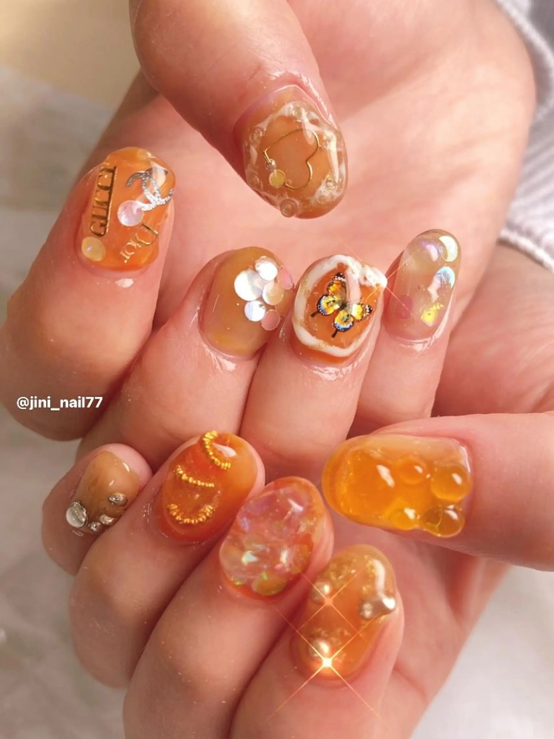 ネイル ハンドネイル JINI NAIL所属・ジニ ネイルのネイルデザイン