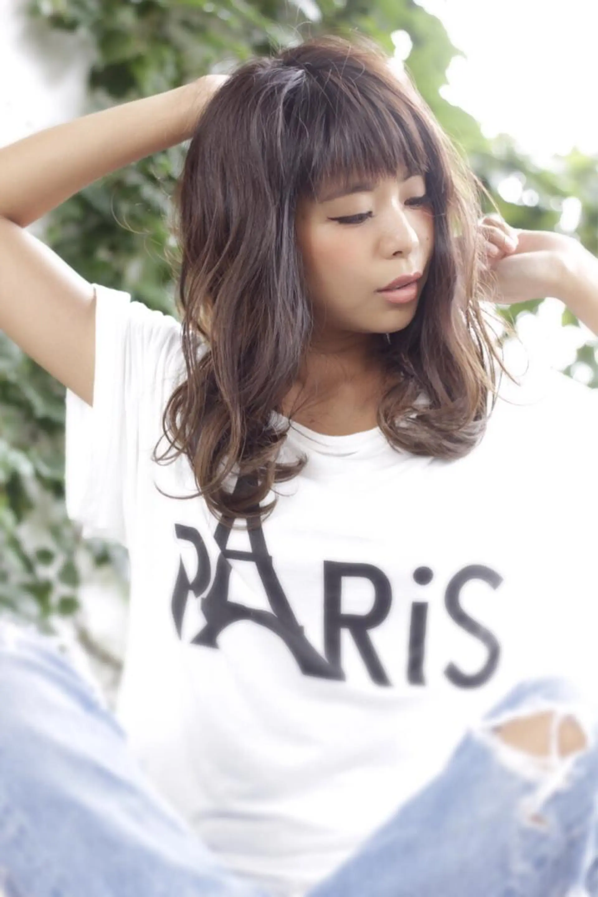 セミロング カラー パーマ BLUE Hair&Life所属・菊地 良太のヘアスタイル