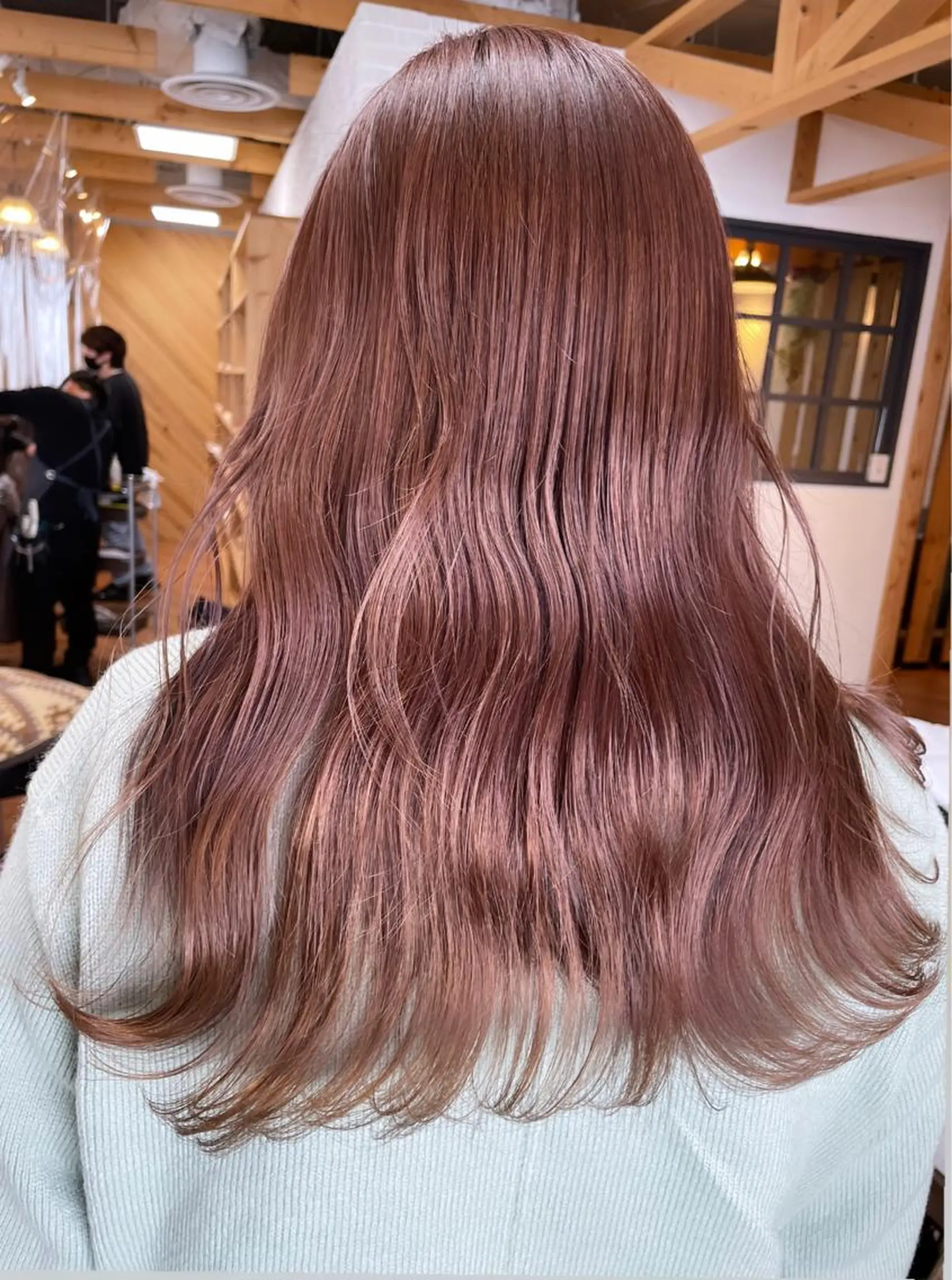 ミディアム カラー hair salon Ranun髪質改善のヘアスタイル