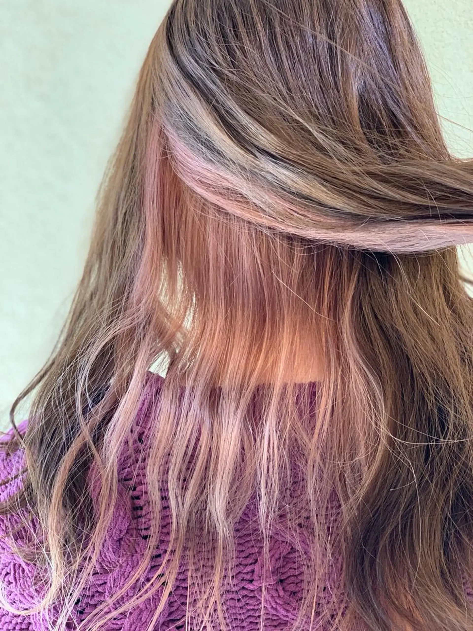 ロング カラー カット ヘアカラー トリートメント IORI #韓国ヘア#髪質改善のヘアスタイル