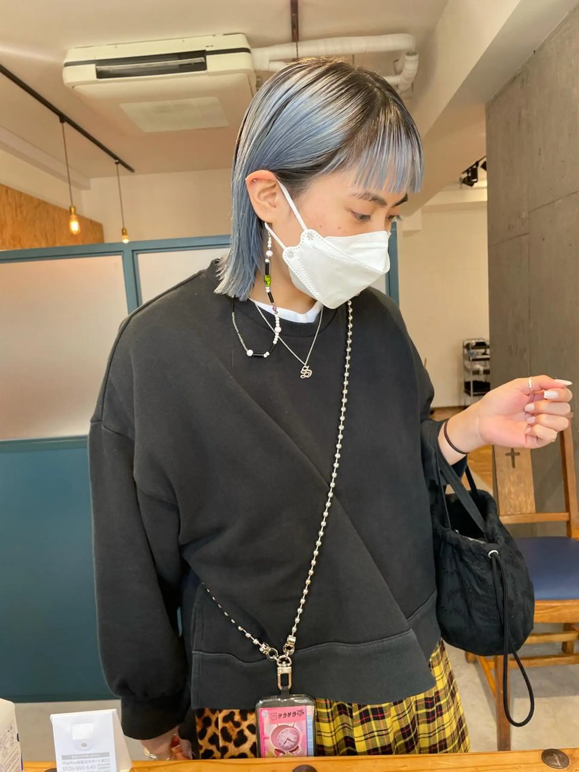 ショート カラー パーマ ヘアアレンジ ネイル マツエク・マツパ Miku /ブリーチ/ボブのヘアスタイル