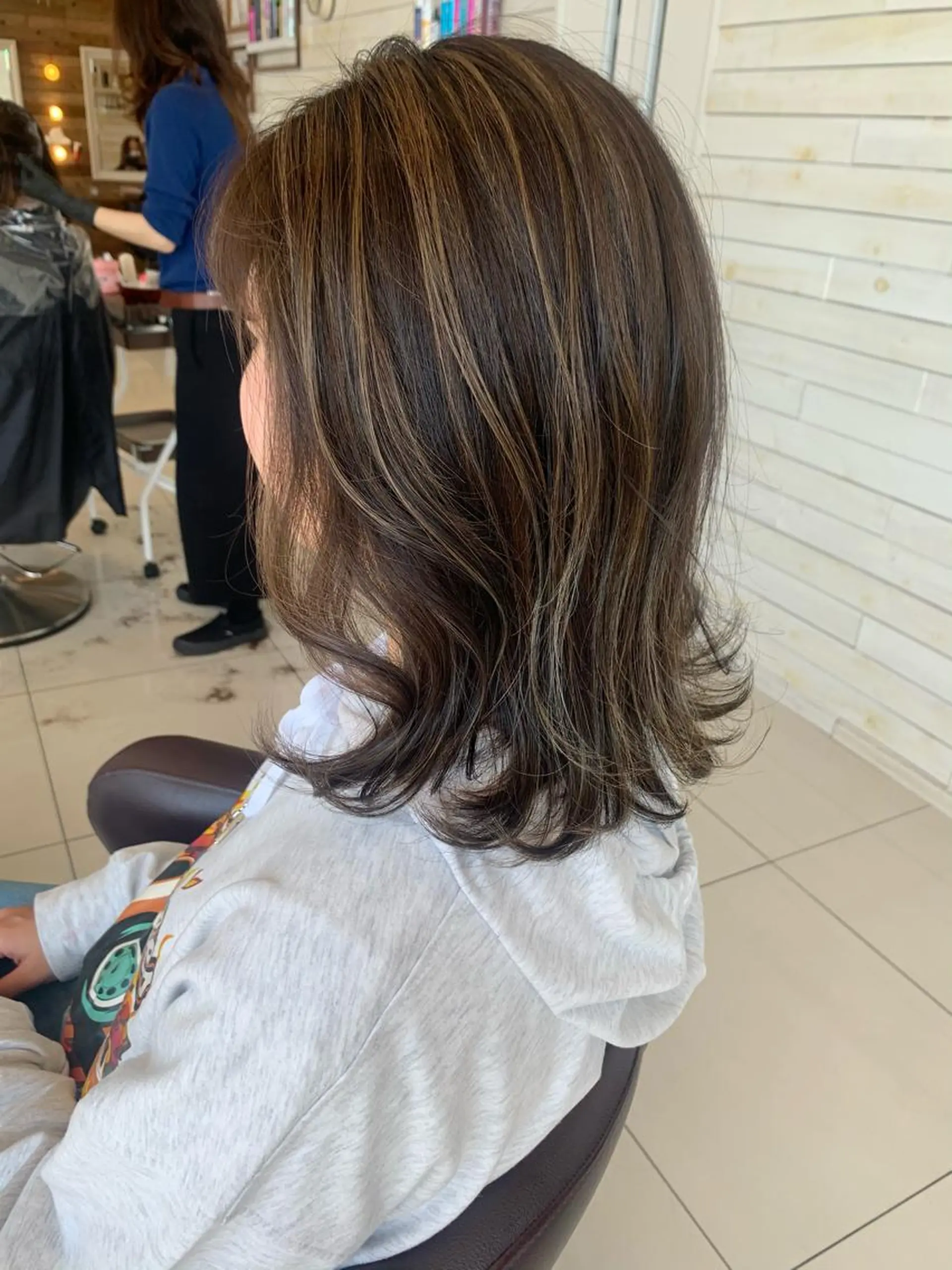 カラー ブリーチ ケアブリーチ ヘアカラー 黒田瀬奈/ボブ まろやかベージュのその他イメージ