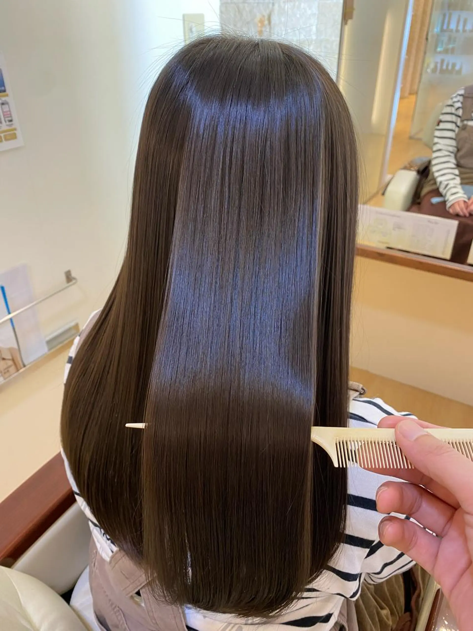 セミロング トリートメント 酸熱トリートメント トリートメント 『髪質改善』服部 隆志のヘアスタイル