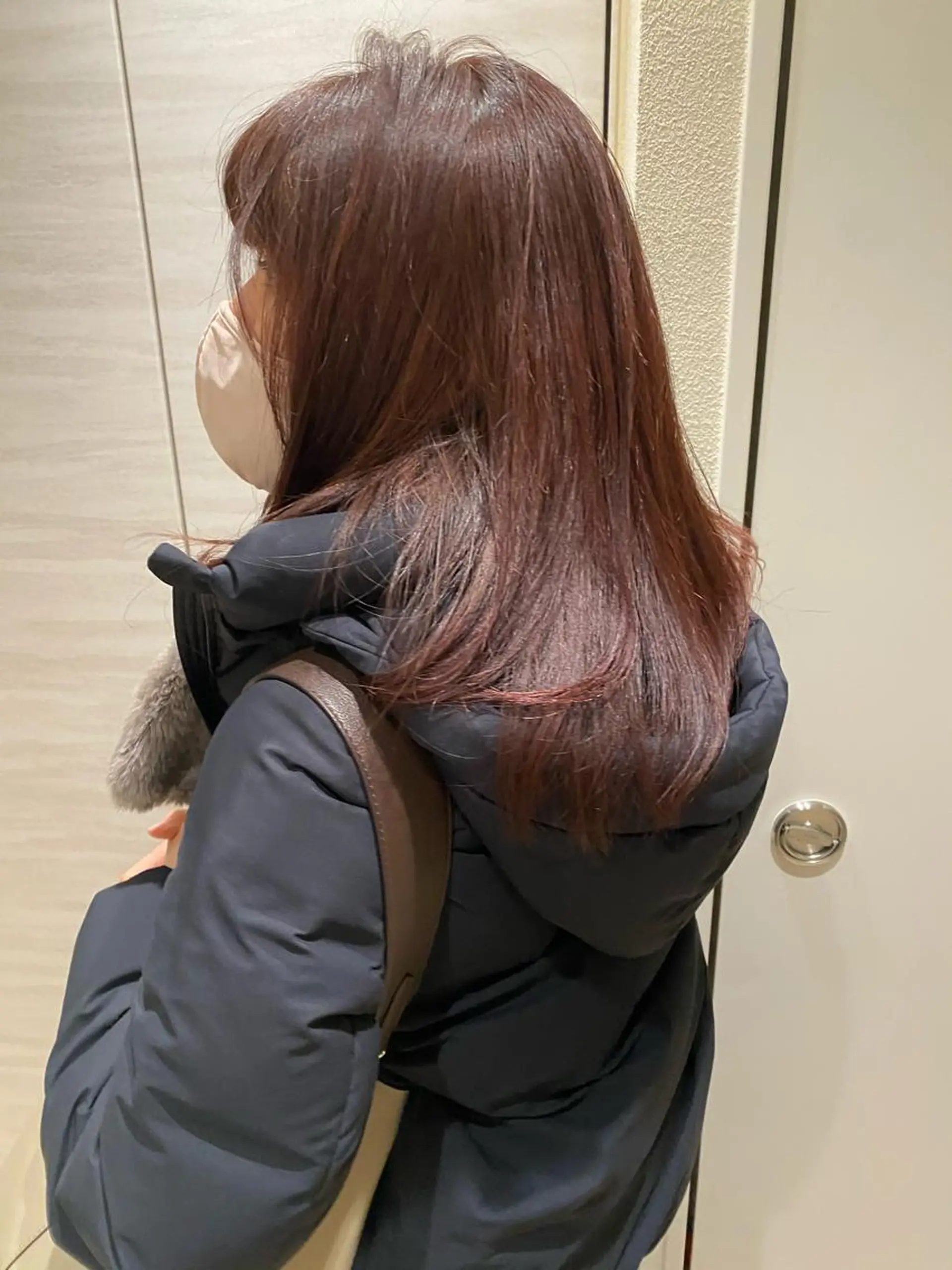 ミディアム カラー ピンクカラー ボブ、ミディアム得意 🤍Emmy🤍のヘアスタイル